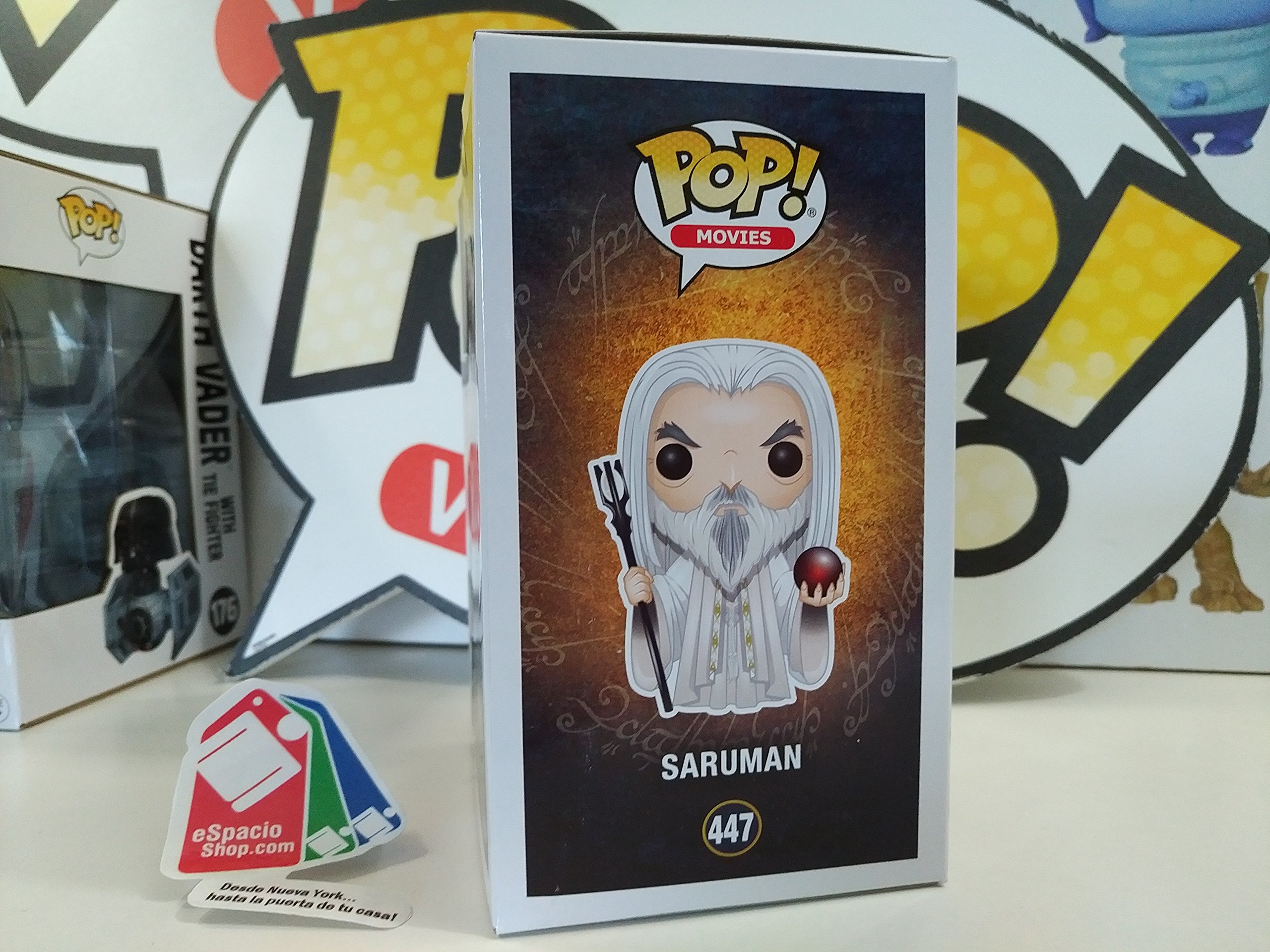 Funko Pop! Vinyl Figure - The Lord of the Rings Saruman Collectible Toy (13555) | Perfect for Movie Fans, Fantasy Decor & Gift Giving