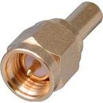 SMA Male to Female Crimp Connector 0Hz-12.4GHz 50Ohm RF Coaxial Cable Mount (2-Pack) - Perfect for Ham Radio, Antenna, and Wireless Communication Systems