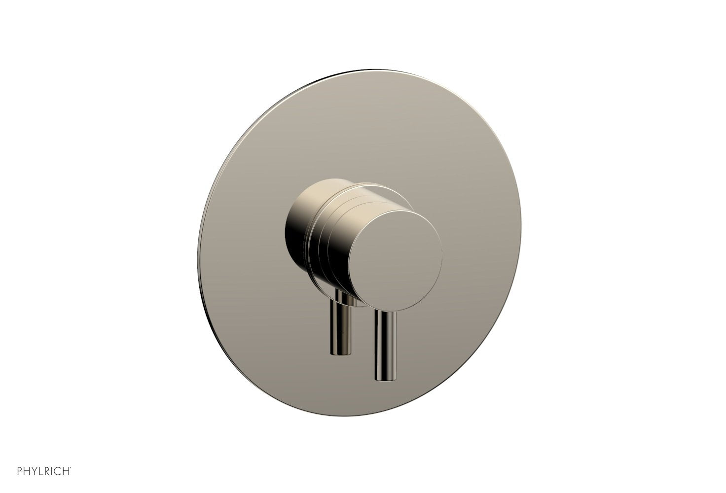 BASIC II Pressure Balance Round Shower Plate & Handle Trim with Lever Handle 4 183 - Perfect for Modern Bathroom Renovation and Spa-Like Shower Experience