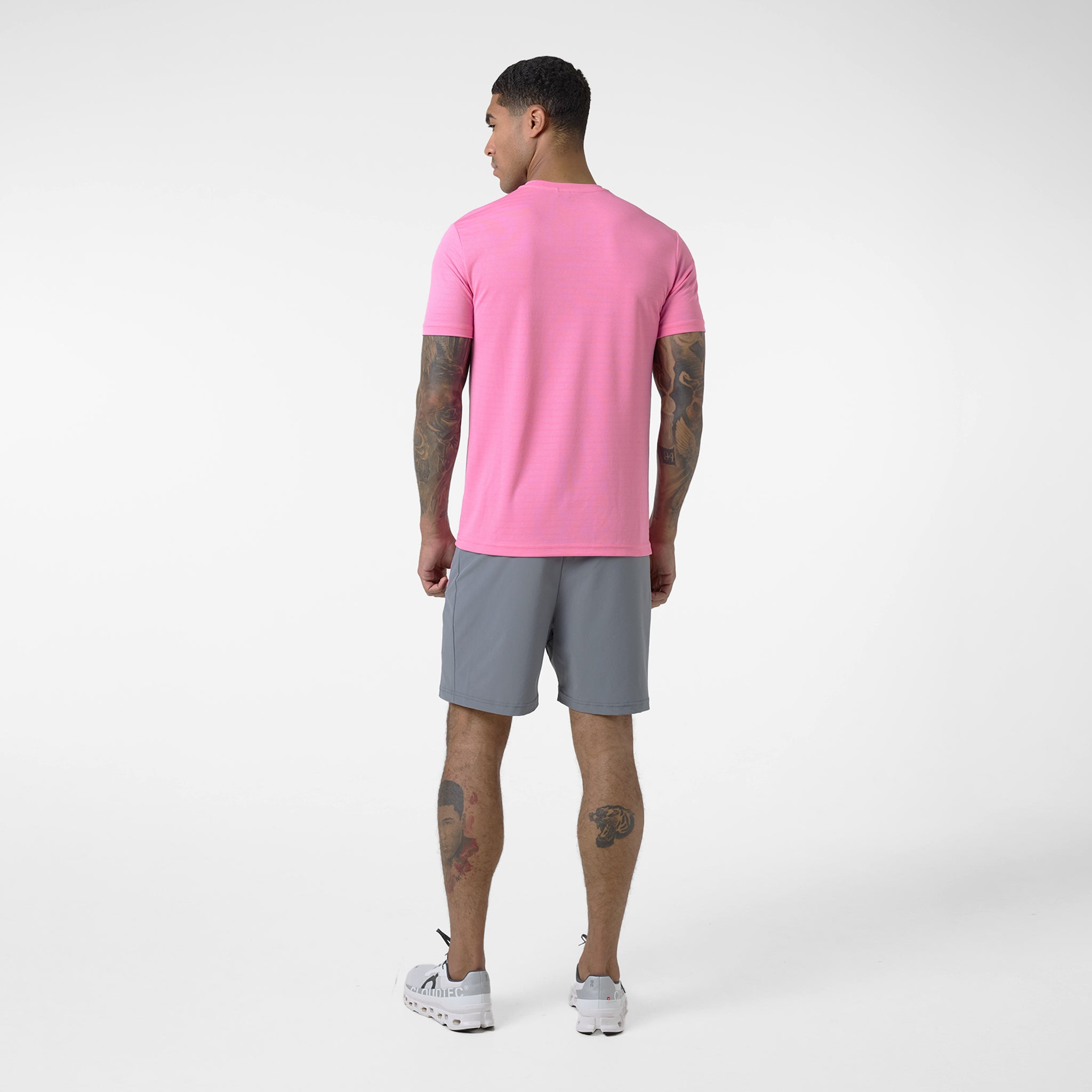 Pink and Grey Matching Twin Workout Sets for Women - Gym, Yoga & Running Outfits