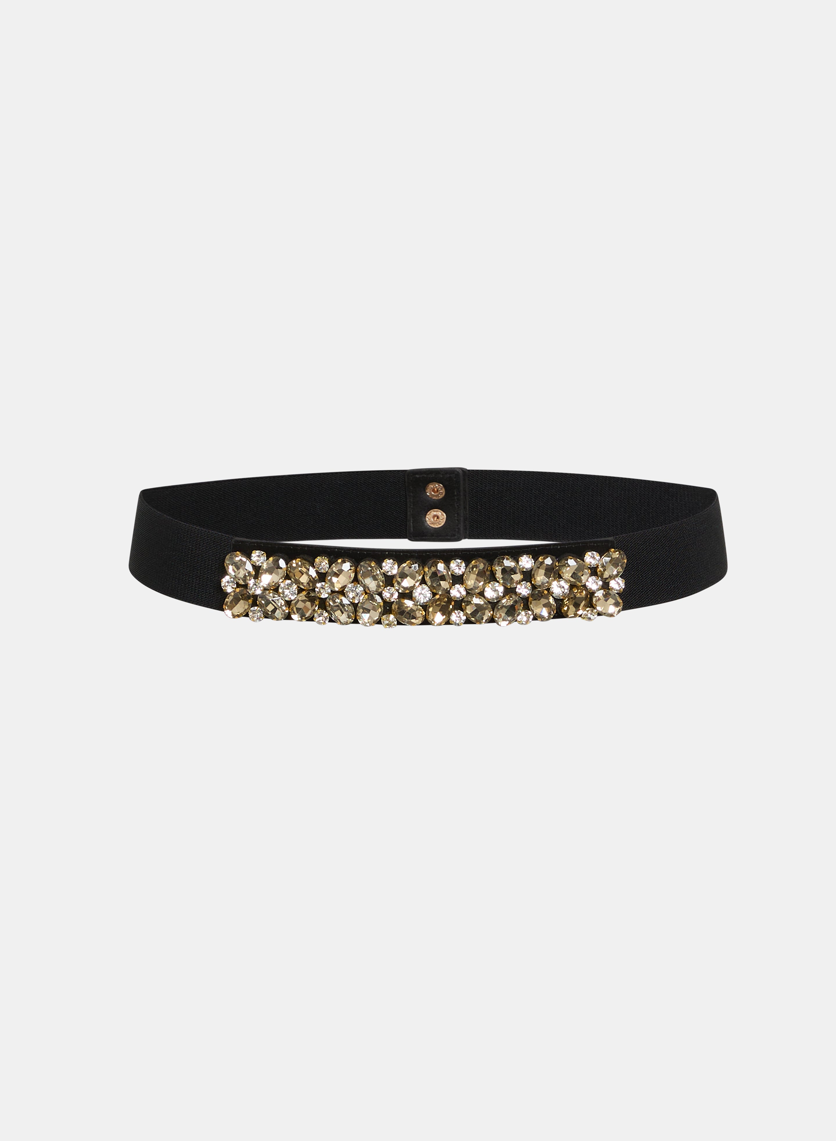 Elegant Crystal Stretch Belt for Women - Adjustable Waistband for Dresses, Skirts & Pants - Perfect for Weddings, Parties & Office Wear