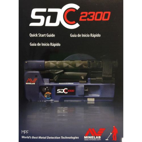 Minelab SDC 2300 Waterproof Gold Metal Detector with Pro-Find 40 Pinpointer - Professional All-Terrain Treasure Hunting for Beach, Desert & Mountain Adventures