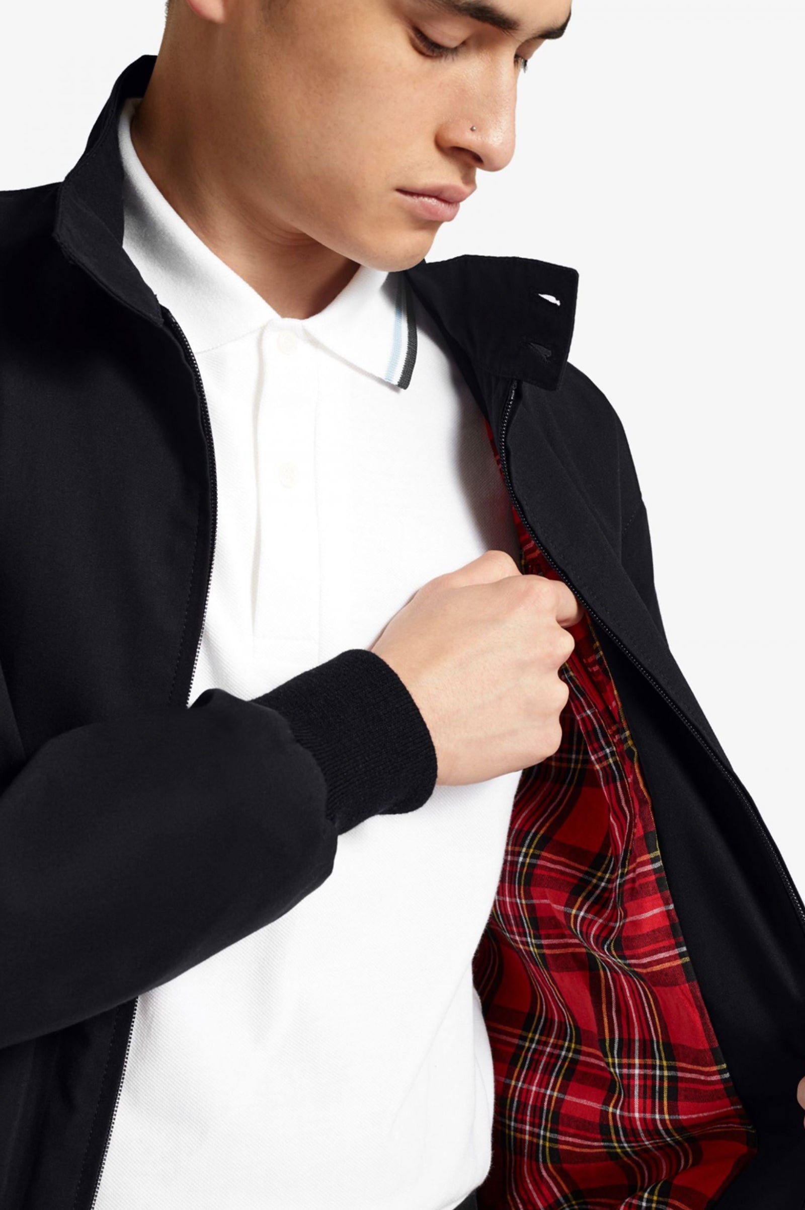 Fred Perry Made In England Harrington Jacket - Classic British Style for Men | Perfect for Casual Wear, Smart Outfits & Outdoor Adventures