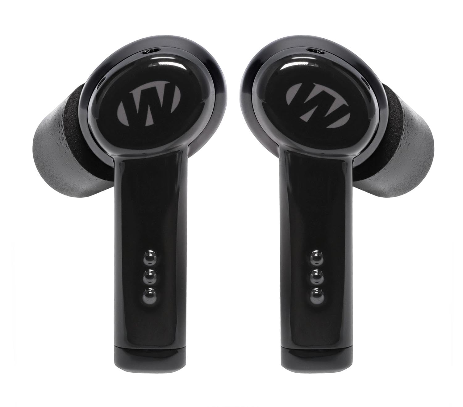 Walker's Disrupter Bluetooth Earbuds - Noise Cancelling Wireless Earbuds with Hearing Enhancement, Rechargeable for Running, Cycling & Outdoor Activities