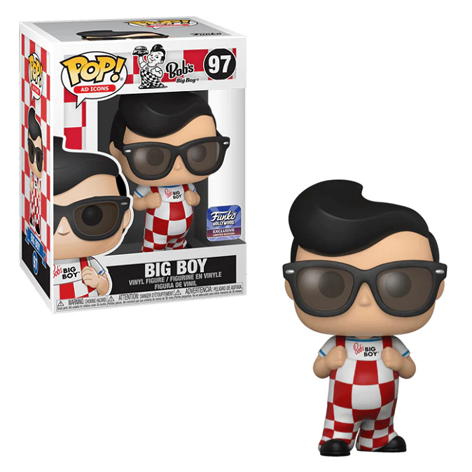 Funko Pop! AD ICONS: Big Boy with Glasses #97 Collectible Vinyl Figure - Funko Hollywood Exclusive for Display & Pop Culture Collections