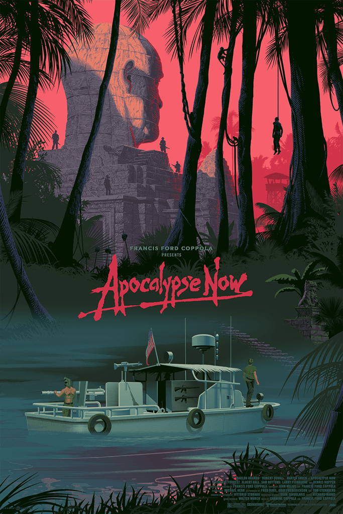 Apocalypse Now (Jungle) Movie Poster - Vintage War Film Wall Art Decor for Home Theater, Office & Man Cave