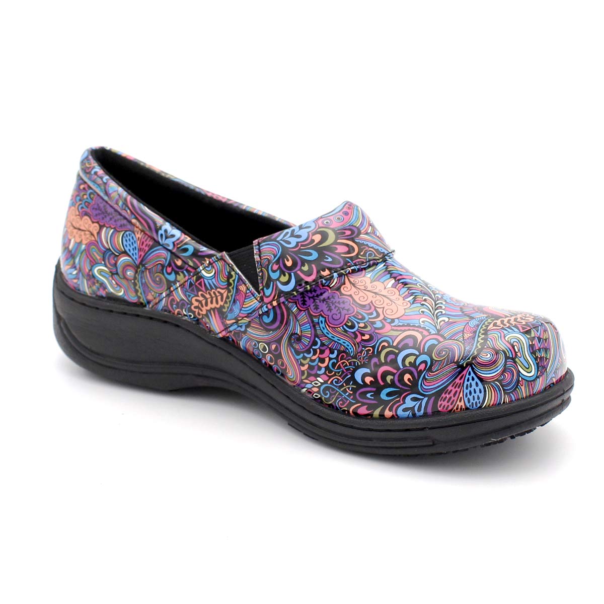 Laforst Women's Rachel Slip-Resistant Nursing Shoes - Comfortable Work Shoes for Nurses, Waitresses & Waiters - Breathable Manmade Upper Slip-On Clogs - Ideal for Hospitals, Restaurants & Healthcare Facilities