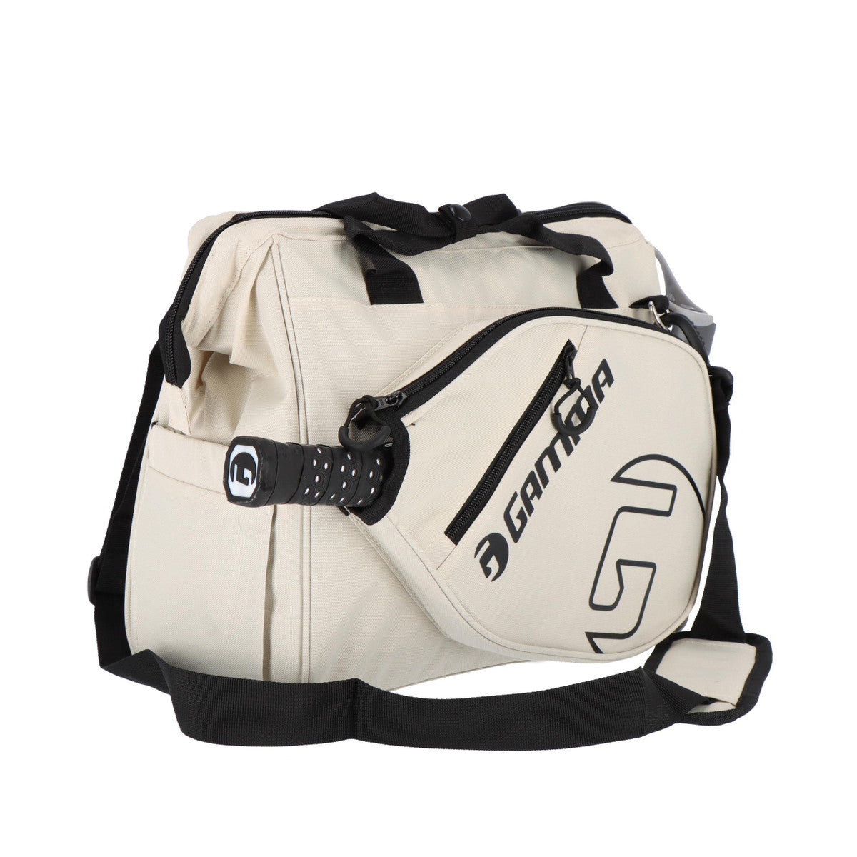 Gamma Pickleball Tour Tote Bag - Premium Off White & Black Pickleball Gear for Players | Perfect for Court, Gym & Travel Accessories