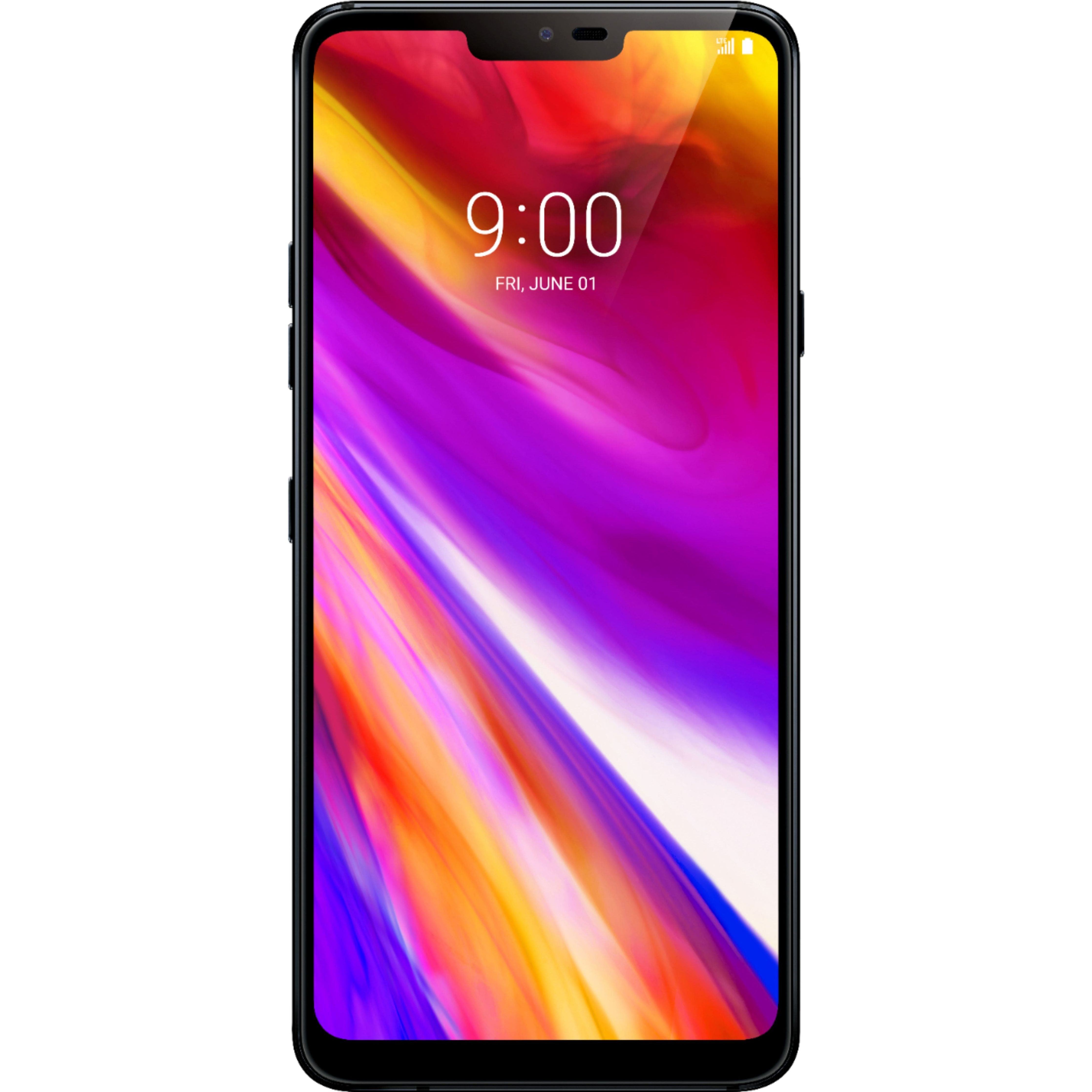 LG G7 ThinQ LMG710ULM 64GB Unlocked Smartphone - Black (CDMA GSM Compatible) for Streaming, Gaming & Productivity