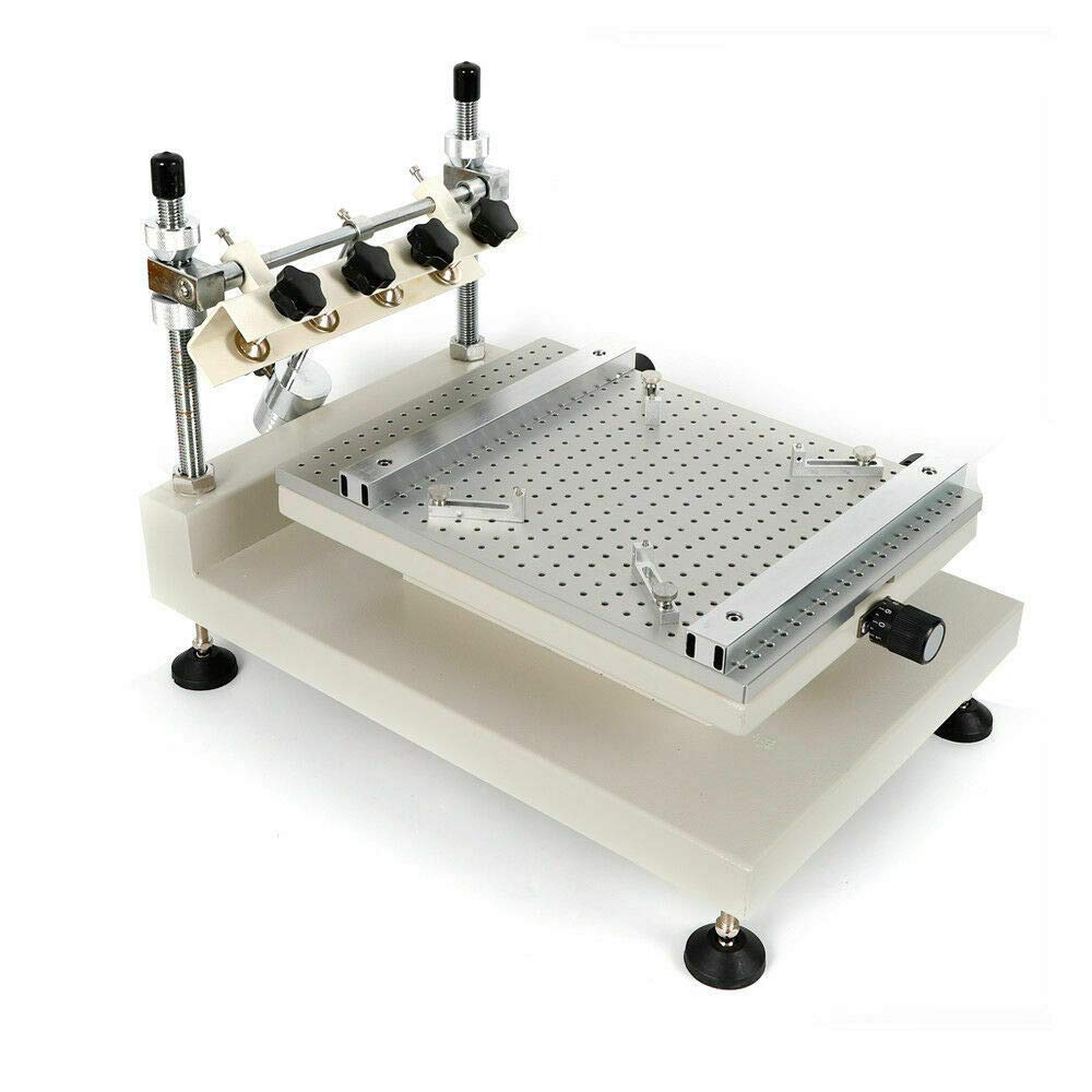 High Precision PCB Stencil Printer Machine 3040 - Adjustable Height SMT Solder Paste Printing Equipment with X/Y-Axis Knobs | Ideal for Electronics Assembly & PCB Prototyping