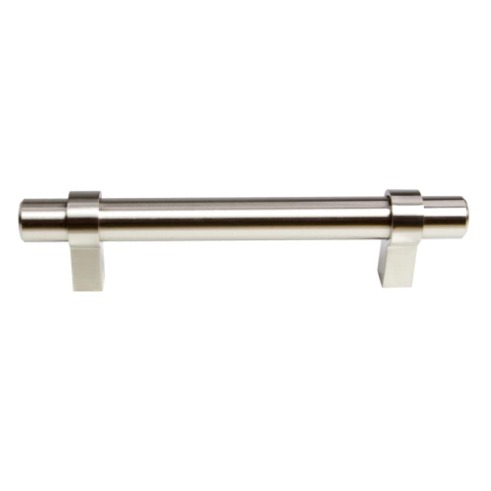 25-Pack 4 Inch (102mm) Satin Nickel Modern Straight Bar Cabinet Pulls - Sleek Hardware for Kitchen Cabinets, Bathroom Vanities & Furniture Drawers