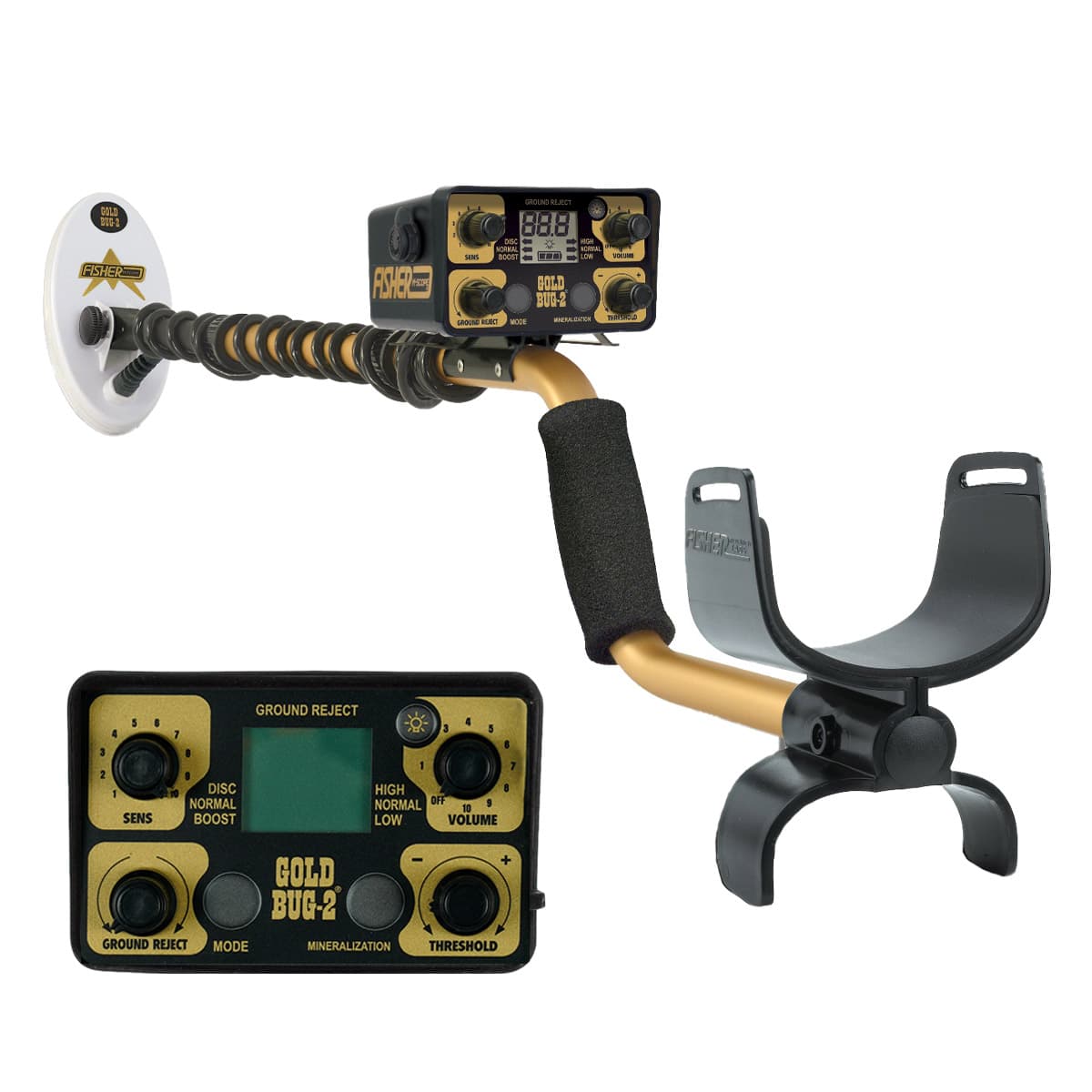 Fisher Gold Bug II Metal Detector with 6.5