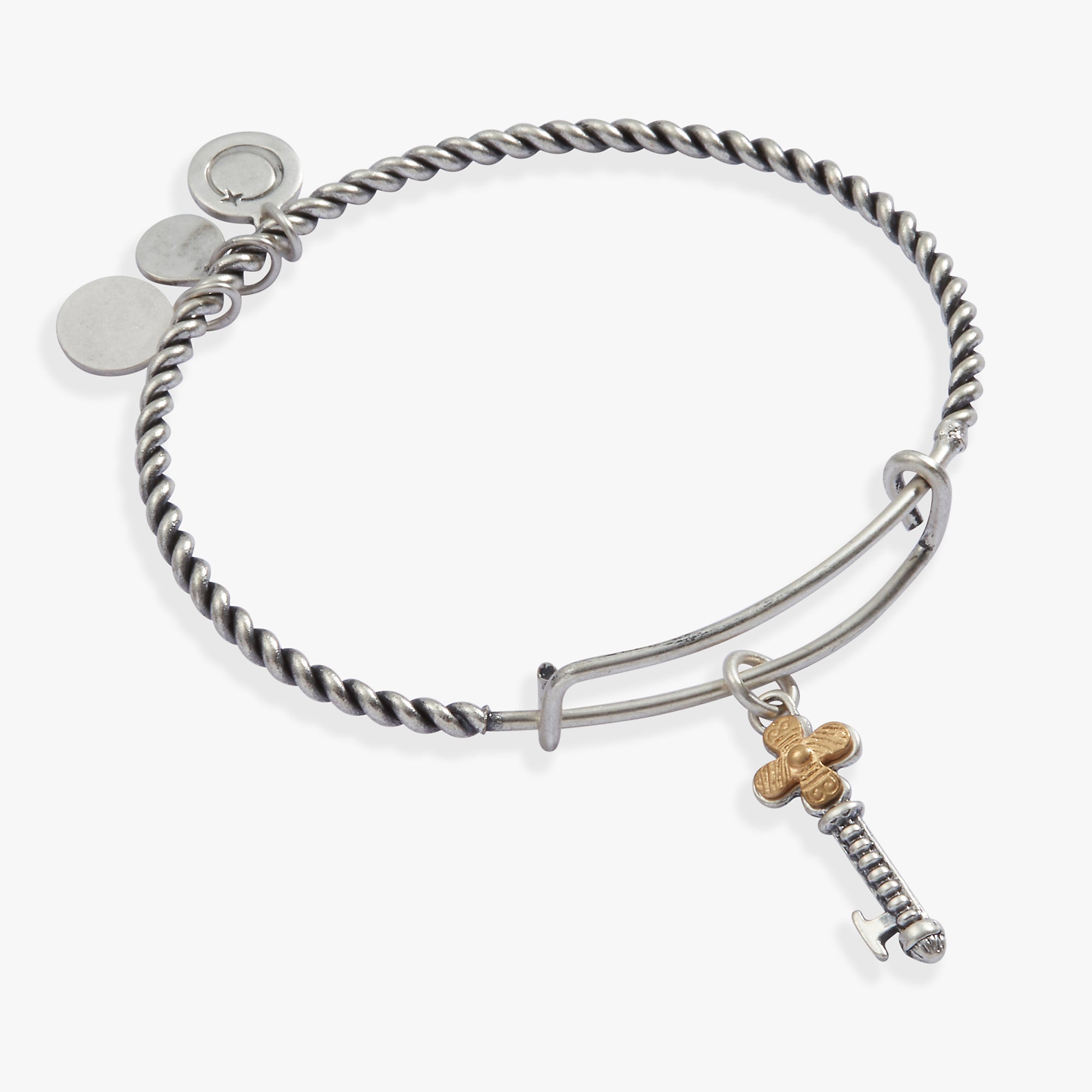 Vintage Antique Key Charm Bangle Bracelet for Women - Elegant Jewelry Gift for Birthday, Anniversary & Special Occasions
