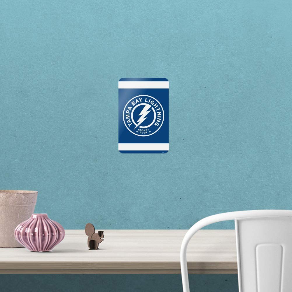 NHL Tampa Bay Lightning Logo Wall Sign - Premium Home & Office Decor for Sports Fans - Perfect for Game Rooms, Man Caves, and Sports Bars