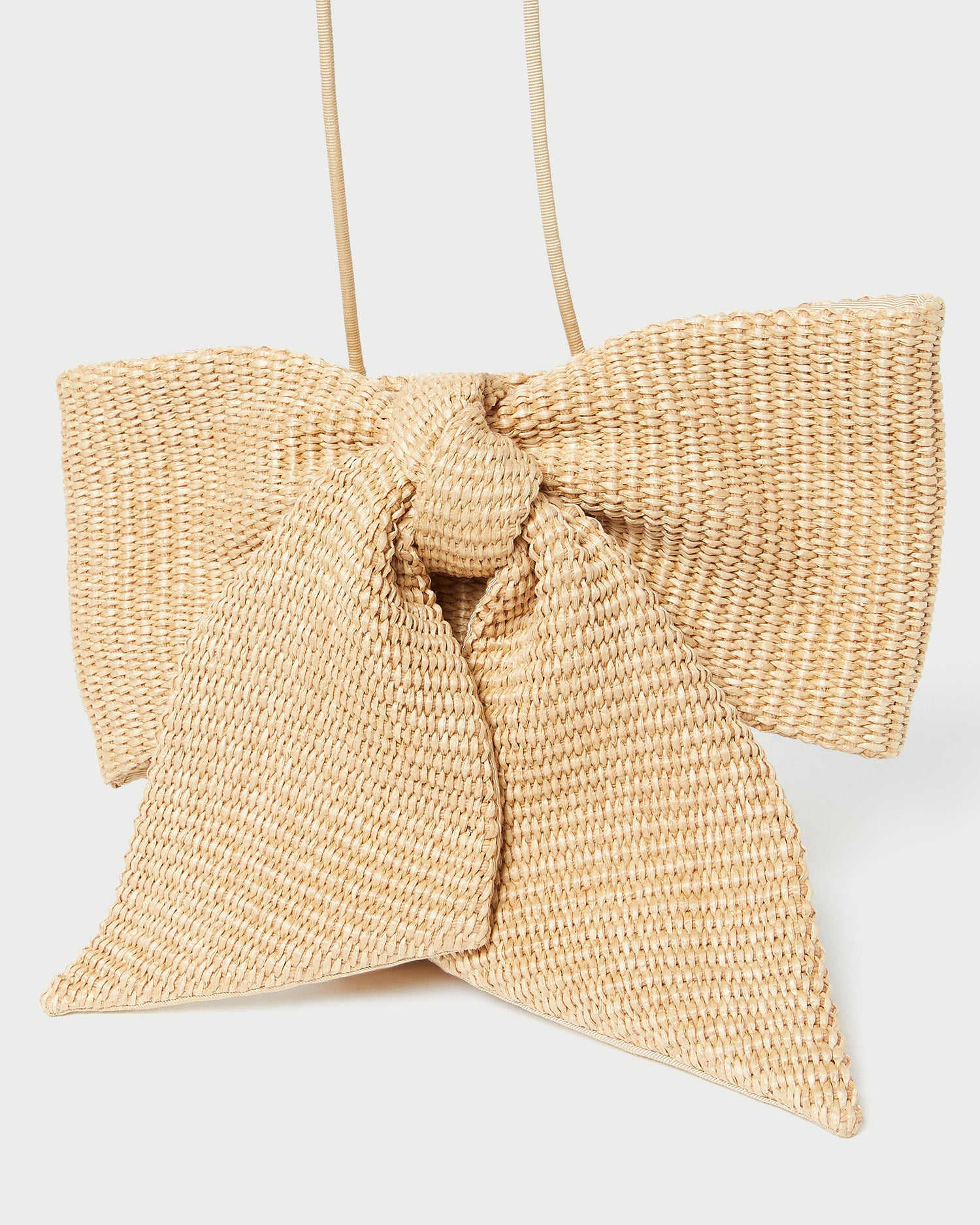 Violet Natural Straw Crossbody Bag with Bow - Perfect for Beach, Summer Outings, and Casual Fashion Accessories
