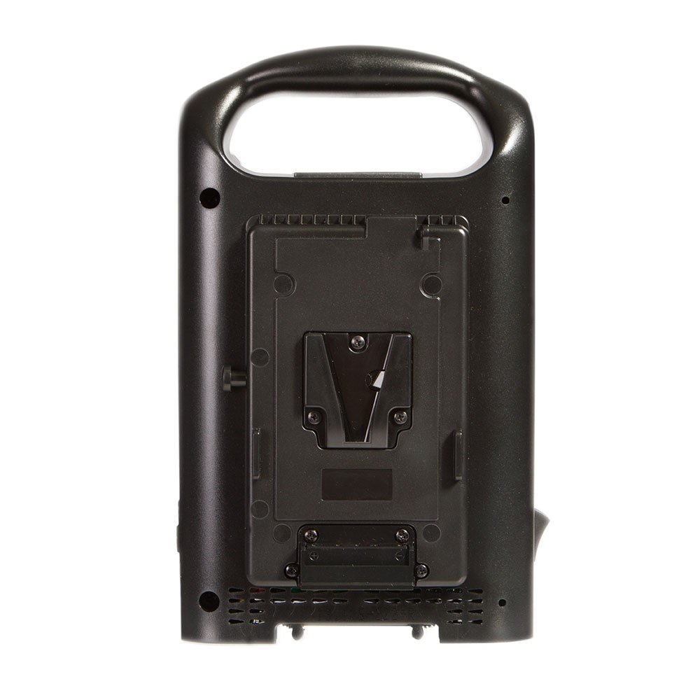 Ikan C-2KS V Mount Dual Battery Charger (Black) - Fast Charging for DSLR Cameras, Video Cameras & LED Lights - Perfect for Professional Photographers & Videographers