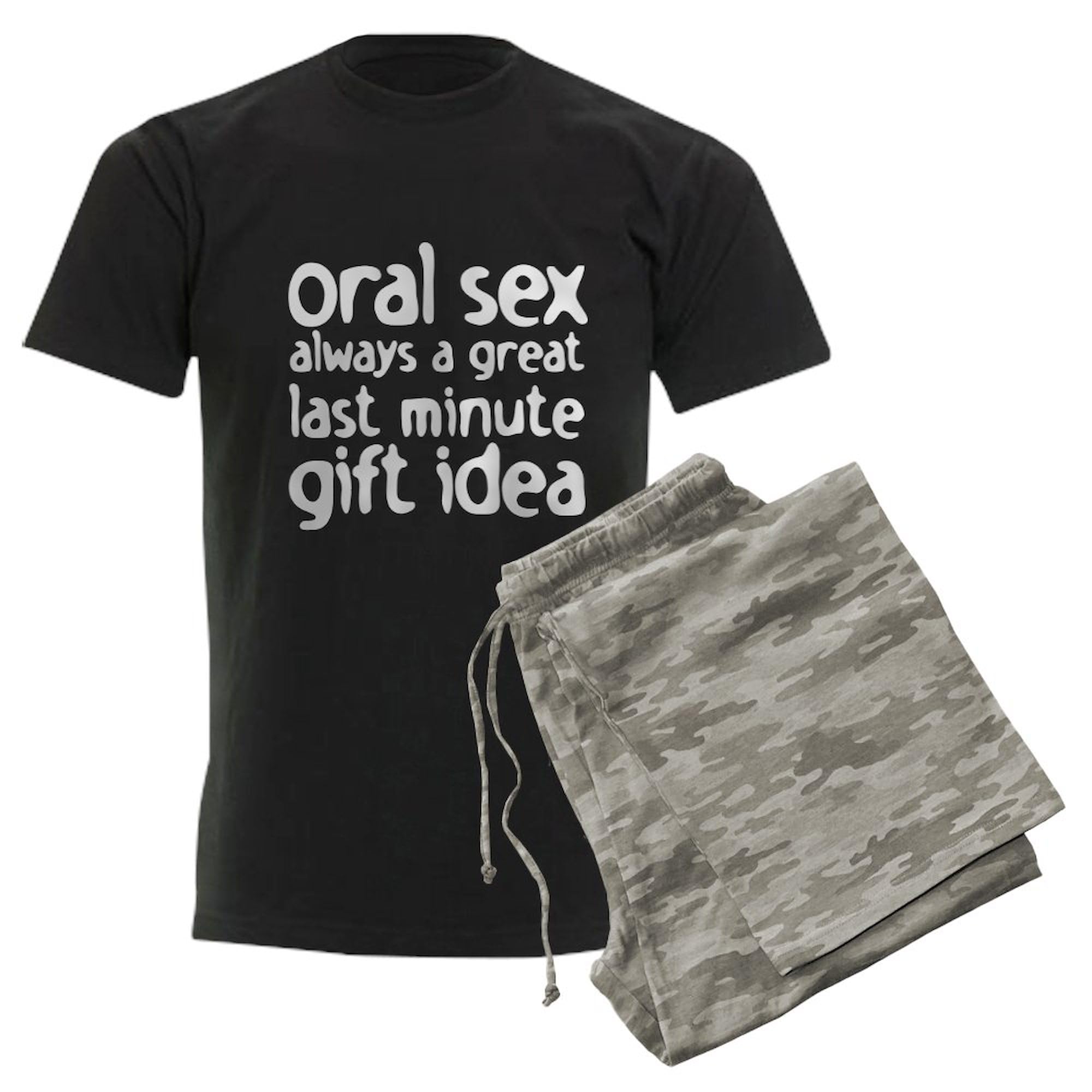 Oral Sex Novelty Men's Dark Pajama Set - Comfortable Sleepwear for Relaxing at Home & Fun Gifts