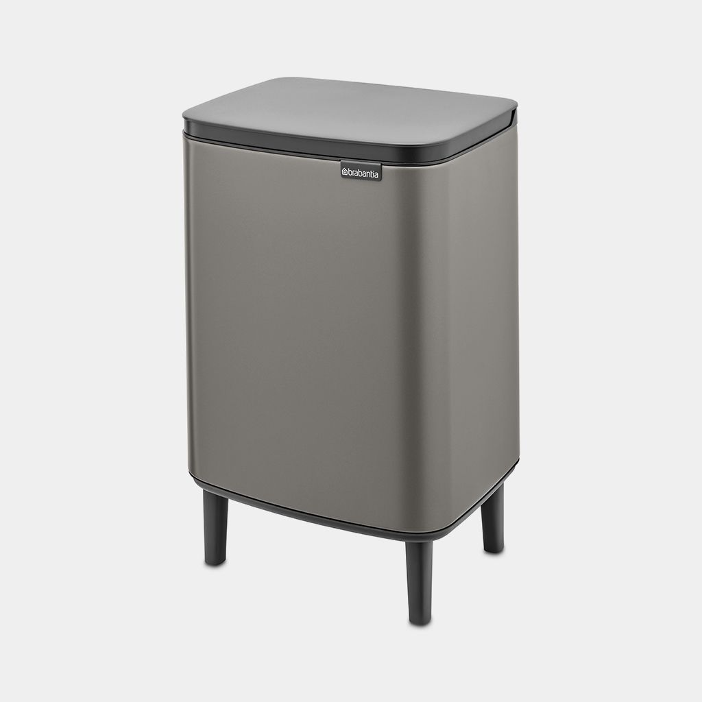 12L BO Waste Bin - High Capacity Trash Can for Kitchen, Bathroom, Office | Odor-Resistant & Durable Plastic Garbage Bin for Home & Commercial Use