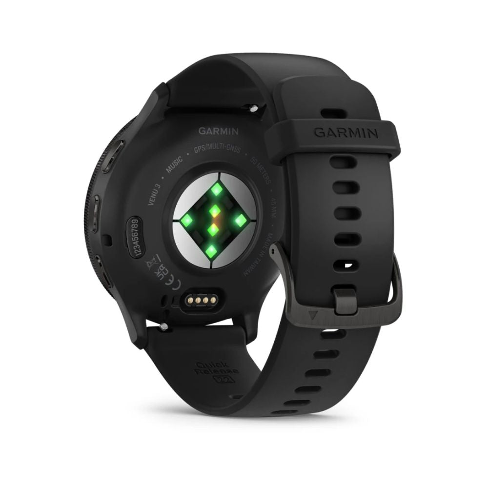 Garmin Venu 3 GPS Smartwatch with Stainless Steel Bezel - Fitness Tracker, Heart Rate Monitor & Sleep Tracking for Running, Swimming & Outdoor Activities