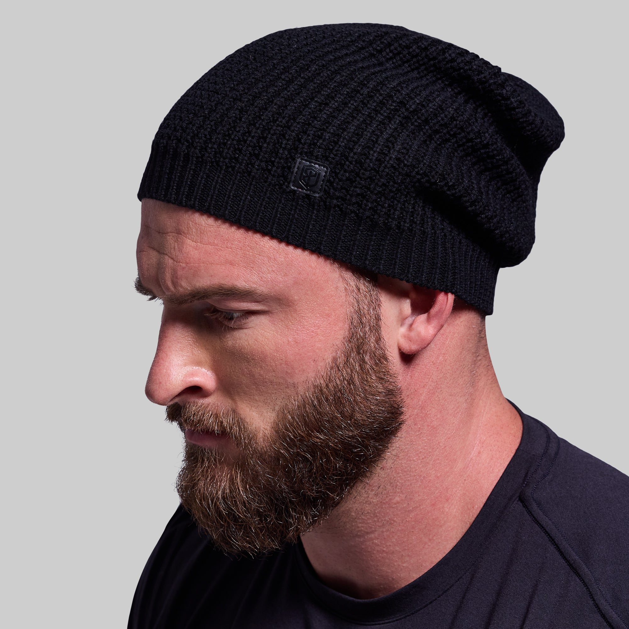 Primitive Waffle Knit Beanie for Men & Women - Soft Winter Hat in Black - Perfect for Cold Weather, Outdoor Activities & Streetwear Fashion