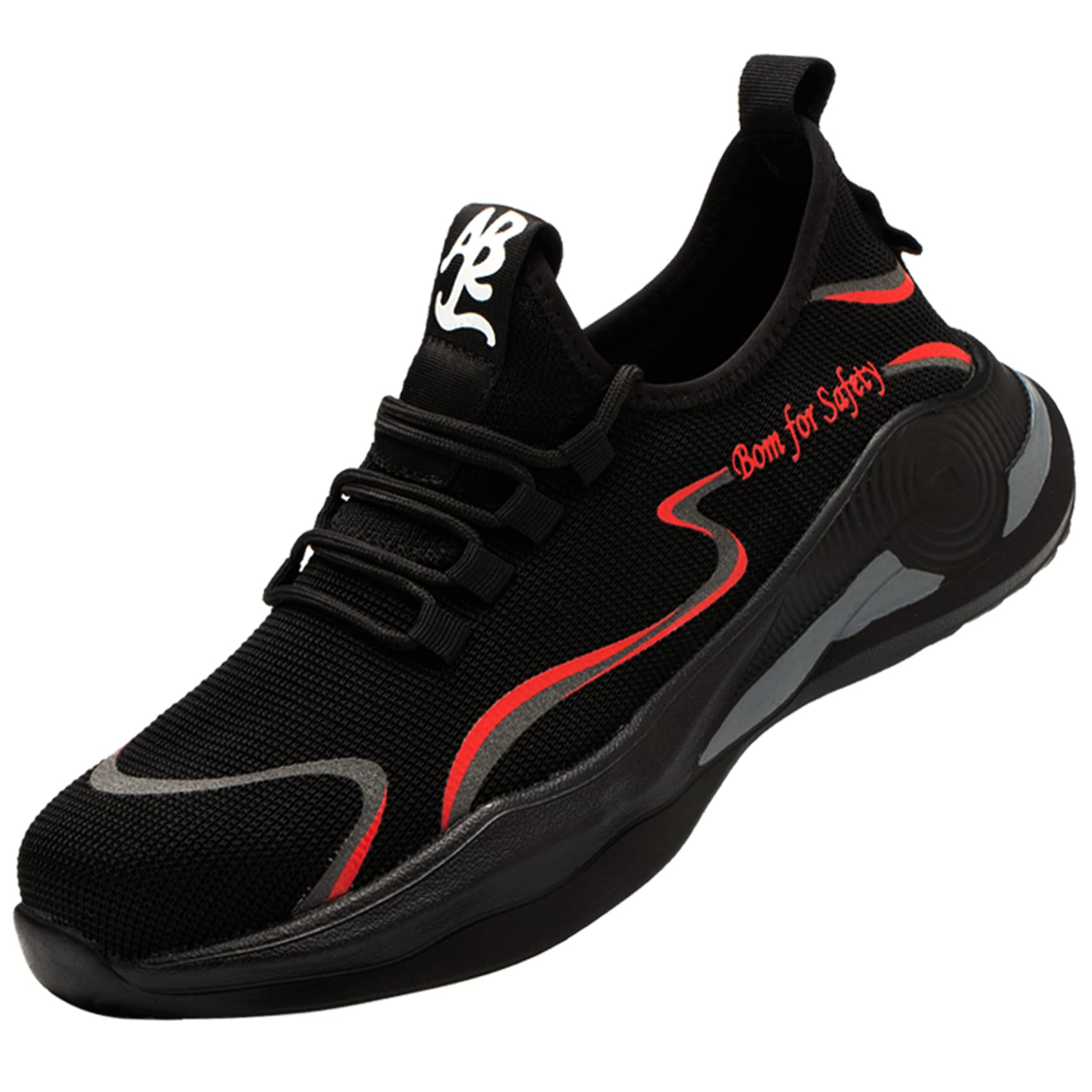 **Kezhiho Men's Steel Toe Work Shoes - Lightweight, Slip-Resistant & Puncture-Proof Safety Sneakers for Construction & Industrial Use | Breathable & Durable for All-Day Comfort**    *(Perfect for Construction Workers, Warehouse Labor, and Heavy-Duty Industrial Jobs)*