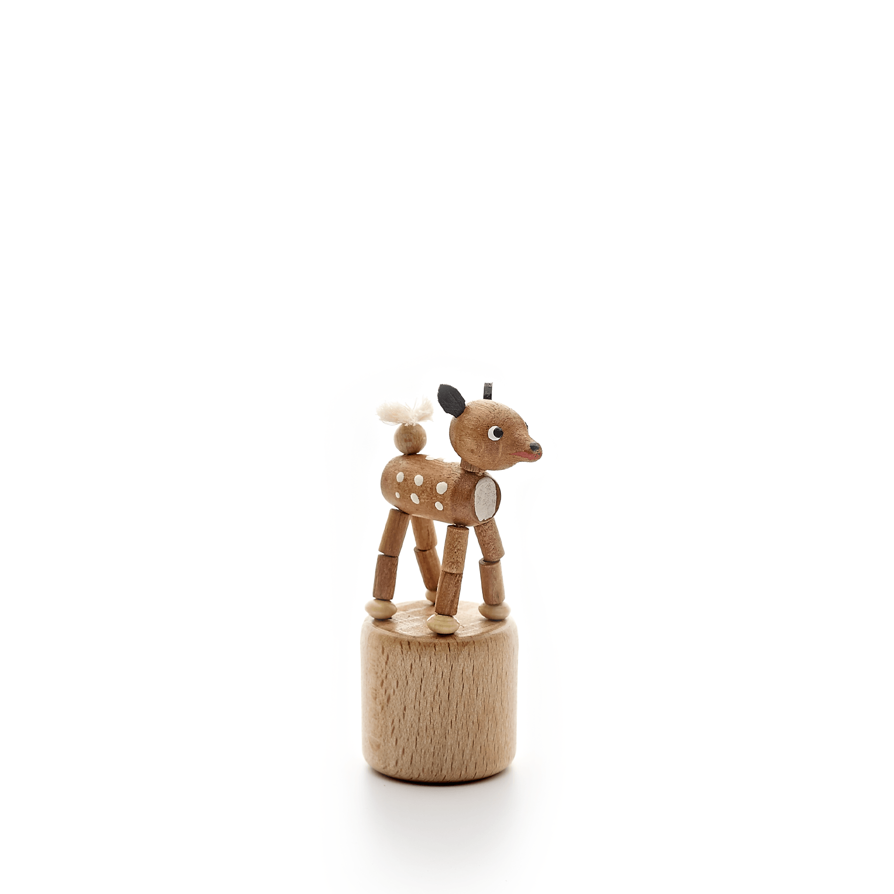Wobbly Deer Toy - Cute Wooden Baby Teether & Sensory Toy for Infants - Perfect for Nursery Decor, Baby Shower Gifts & Early Childhood Development
