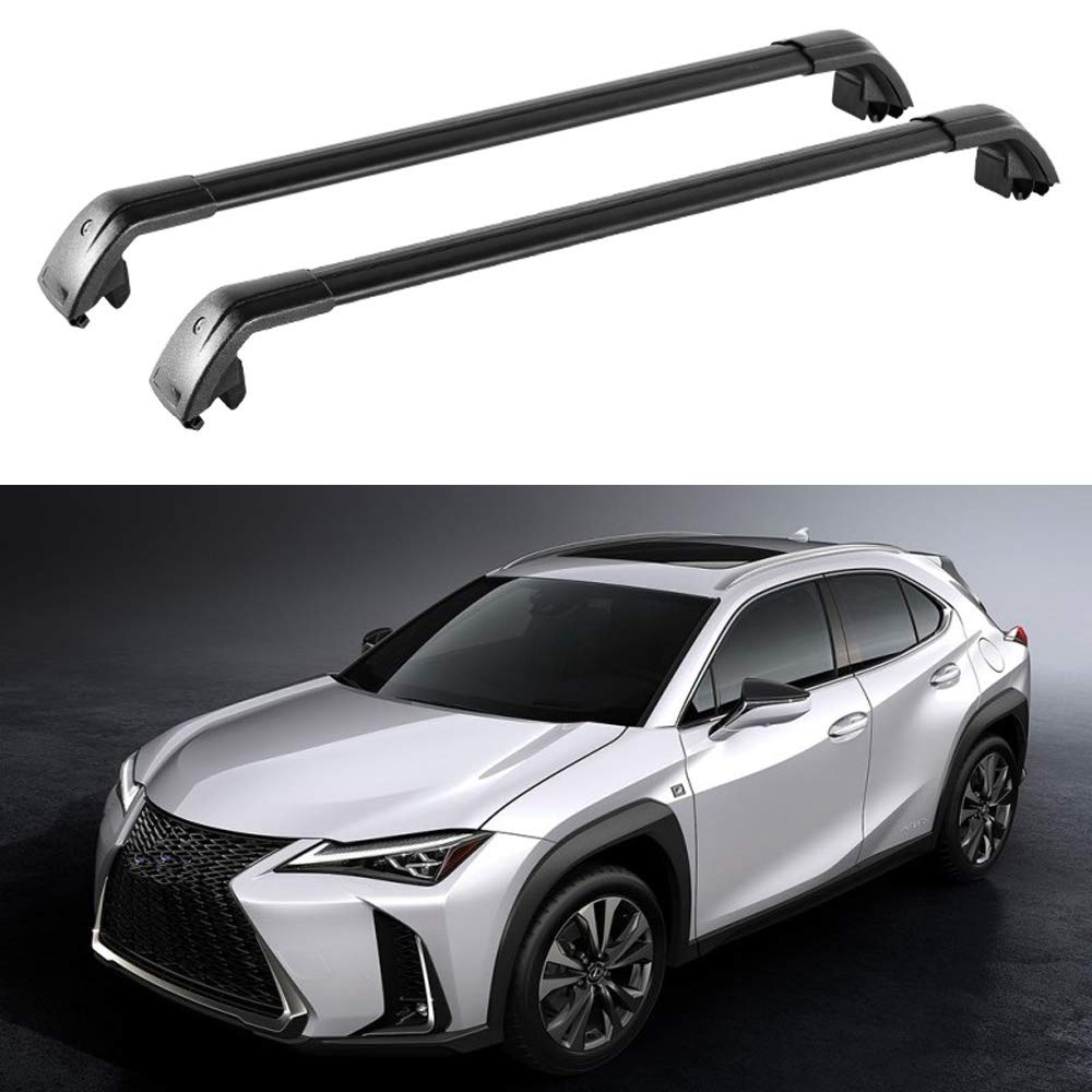 Lockable Adjustable Roof Rack Cross Bars for Lexus UX200 UX250h 2019-2020 | Heavy Duty Luggage Carrier | Perfect for Road Trips, Camping & Outdoor Adventures