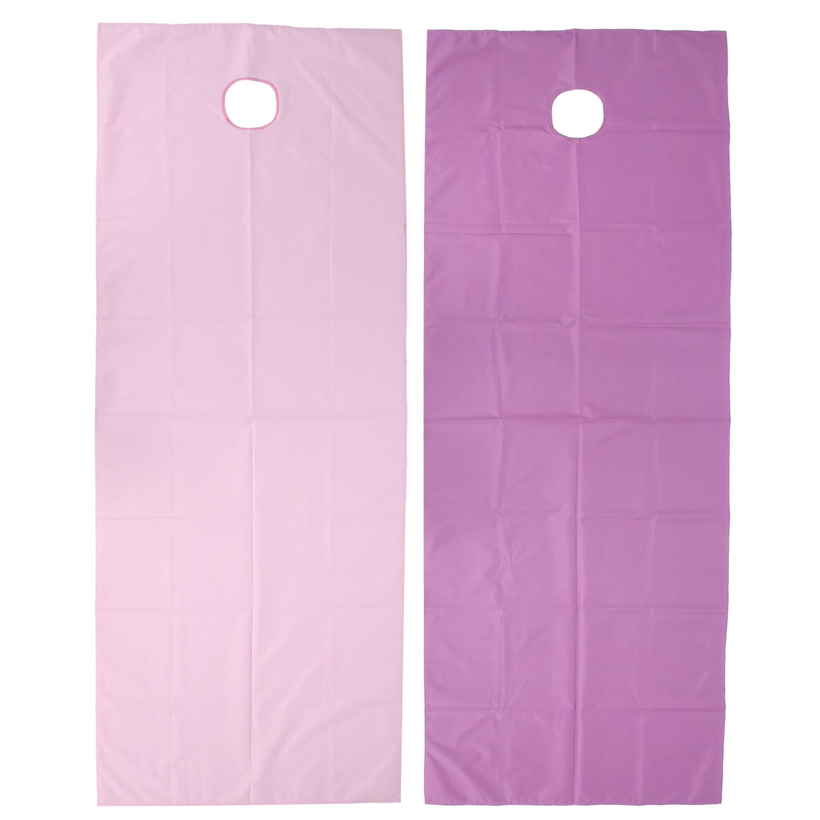 Waterproof Beauty Salon Bed Sheet for Spa Massage Table - 75 x 200cm Open Hole Design - Purple & Pink Bed Cover for Beauty Chair, Lash Bed & Facial Treatments - Perfect for Salons, Spas & Professional Use