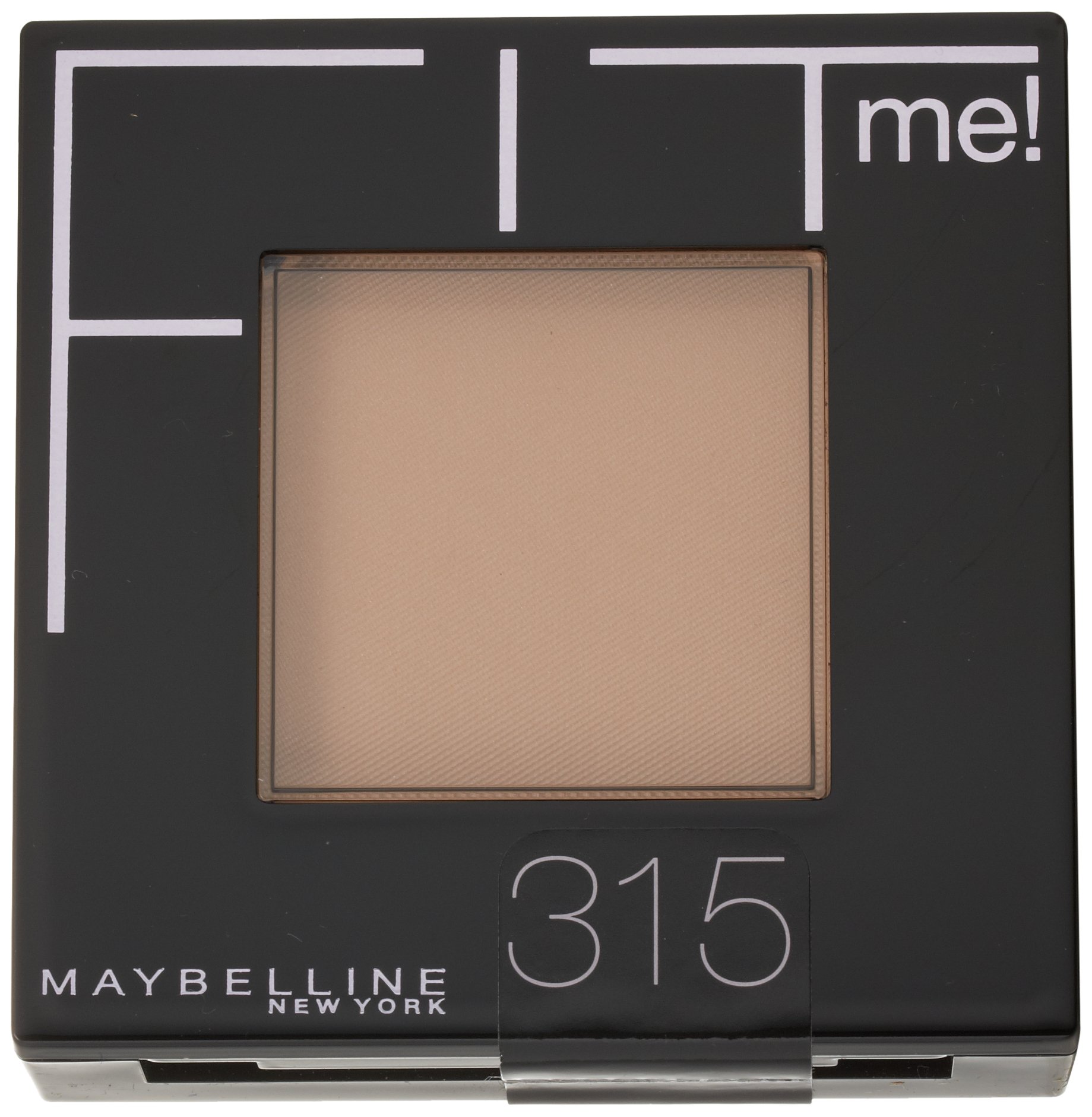 Maybelline New York Fit Me! Matte + Poreless Powder - 315 Soft Honey, 0.3 Oz | Oil-Free Face Makeup for Oily Skin | Perfect for Everyday Wear & Touch-Ups