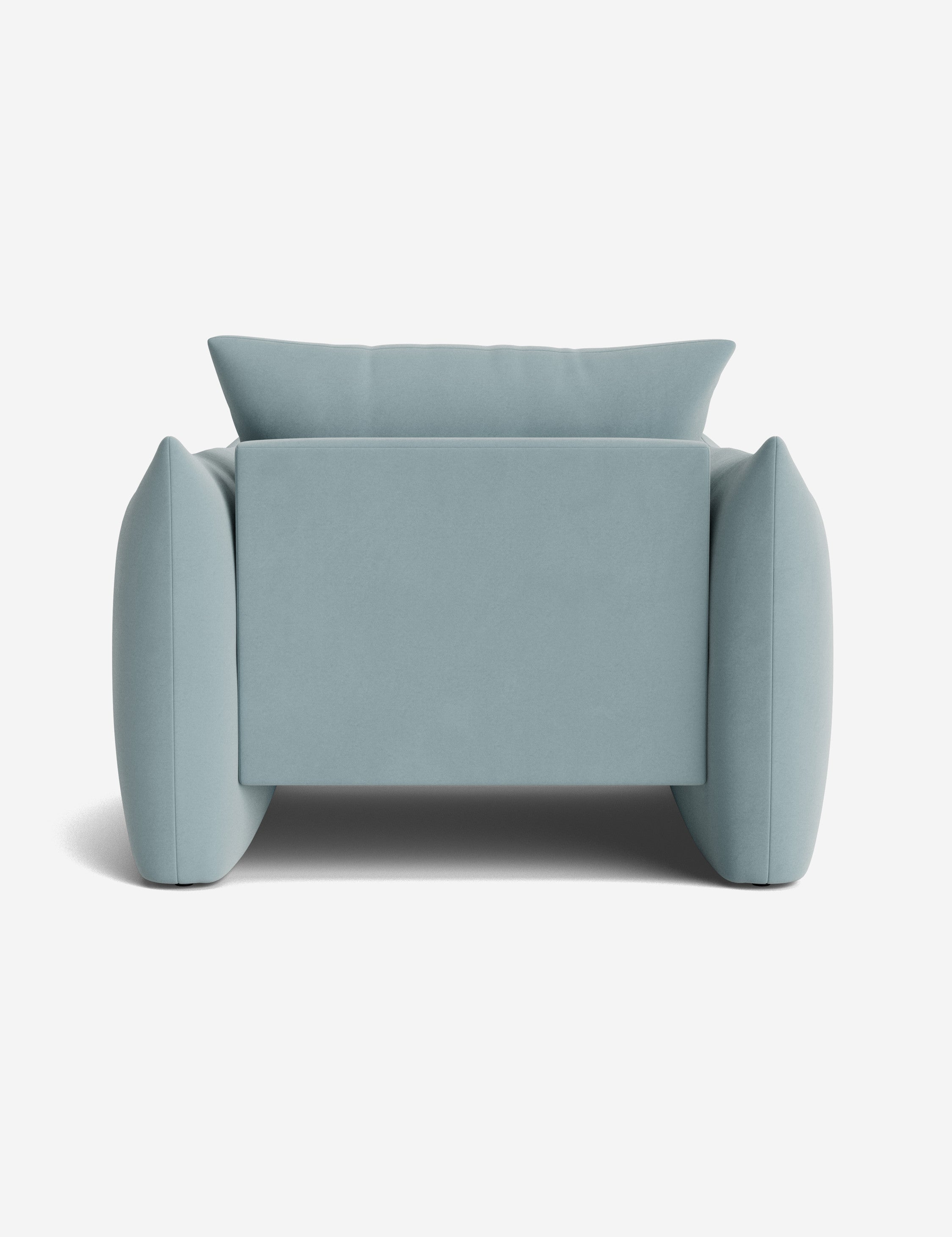 Stylish Banks Accent Chair - Modern Upholstered Lounge Chair for Living Room, Bedroom & Office - Comfortable Reading Chair with Sturdy Wooden Legs