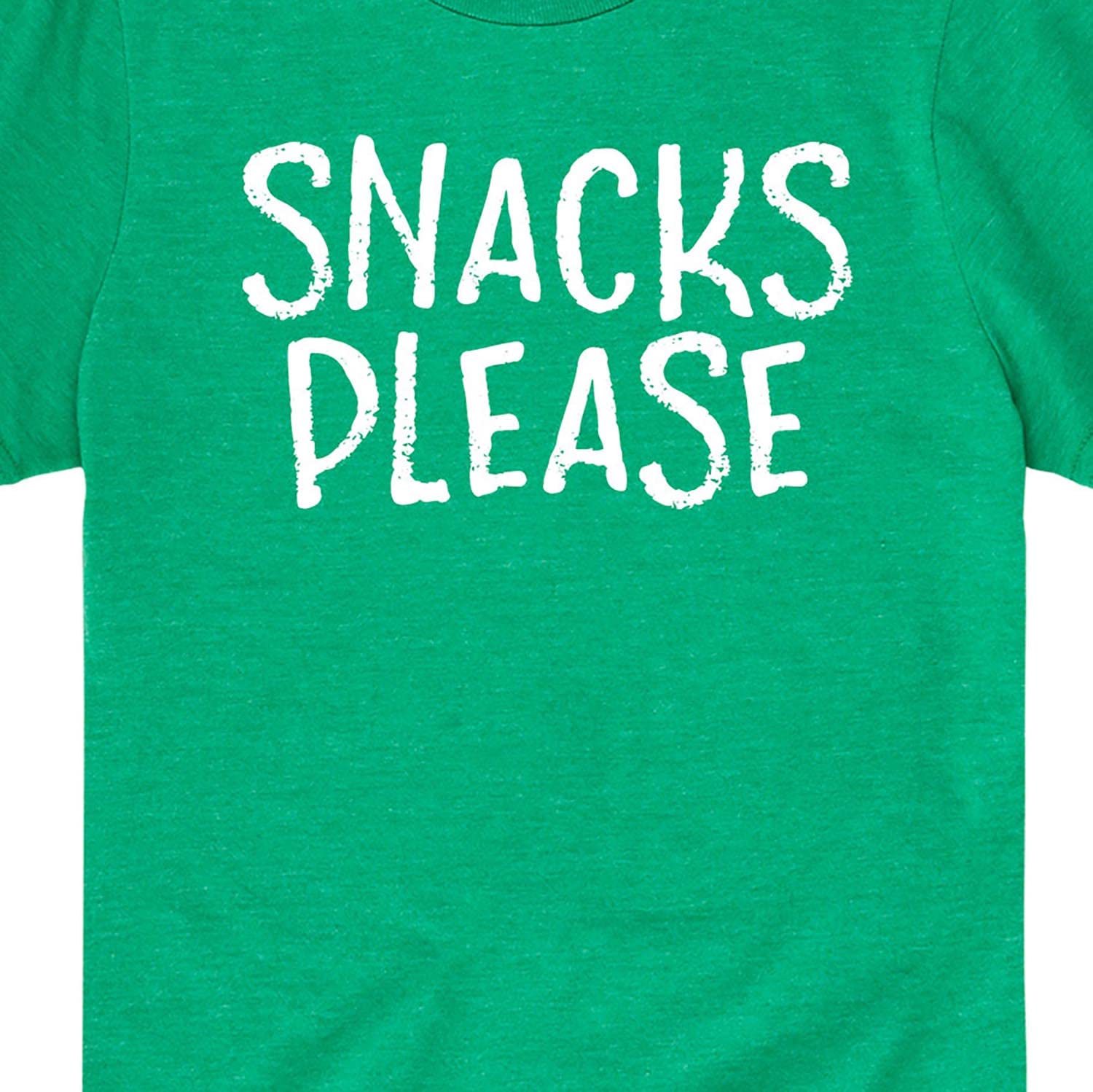 Snacks Please Toddler & Youth Short Sleeve Graphic Tee - Cute Food Themed Cotton T-Shirt for Kids - Perfect for Playdates, School & Everyday Wear