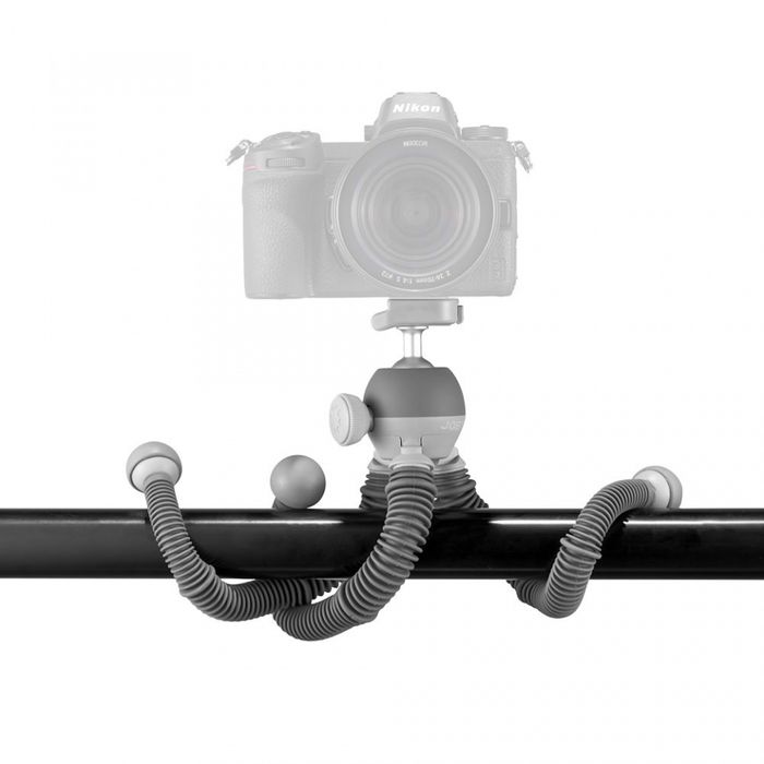 Joby Gorillapod Flexible Tripod Stand - Large Kit with Adjustable Legs for DSLR, Mirrorless Cameras, Smartphones - Perfect for Travel, Vlogging, Outdoor Photography (Grey)
