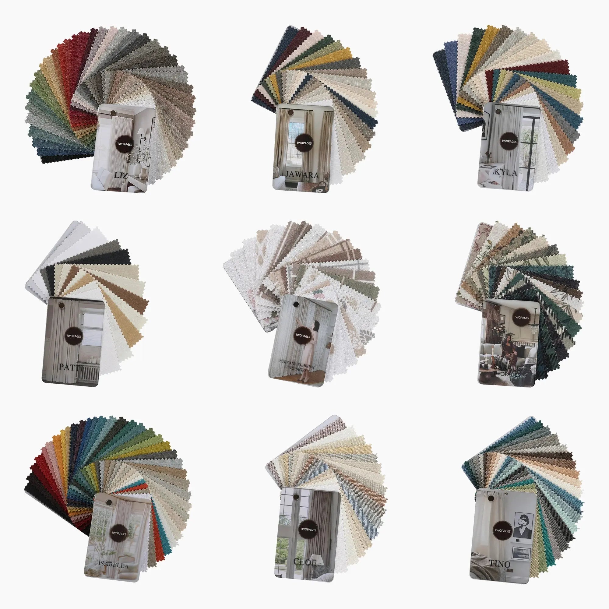 Premium Fabric Swatch Booklets - Choose Any 3 for DIY Upholstery, Sewing & Home Decor Projects | High-Quality Textile Samples for Crafters & Designers
