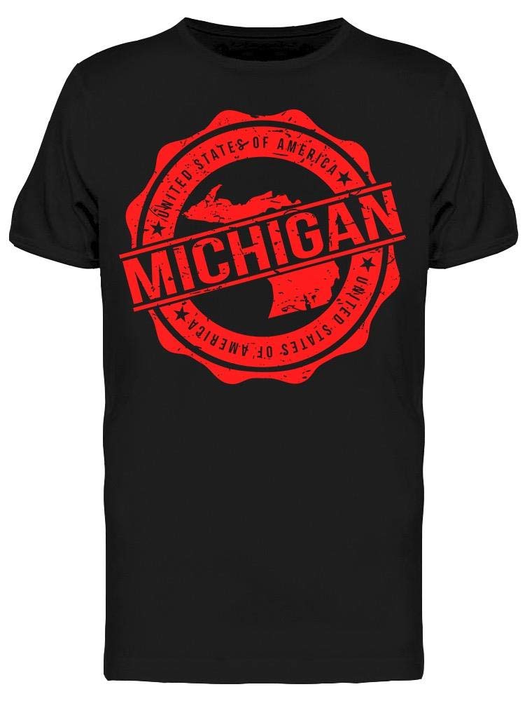 Michigan America Original T-Shirt for Men - Comfortable Cotton Tee for Casual Wear, Travel & Outdoor Activities