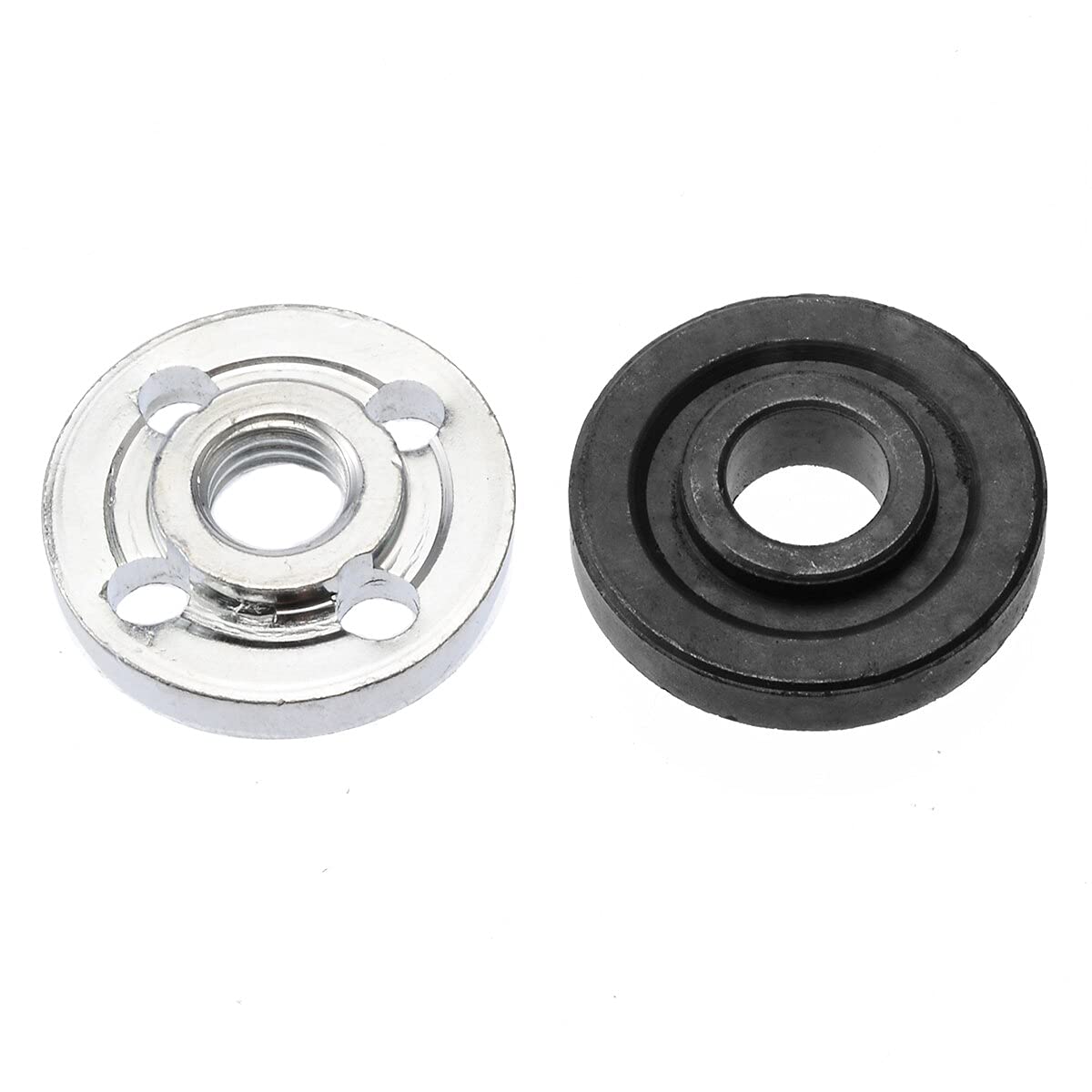 M10 30mm Angle Grinder Flange Kit - Replacement Lock Nut & Inner Outer Set for Lathe Machining - Compatible with Steel Tools Accessories - Perfect for Metalworking, Woodworking & DIY Projects