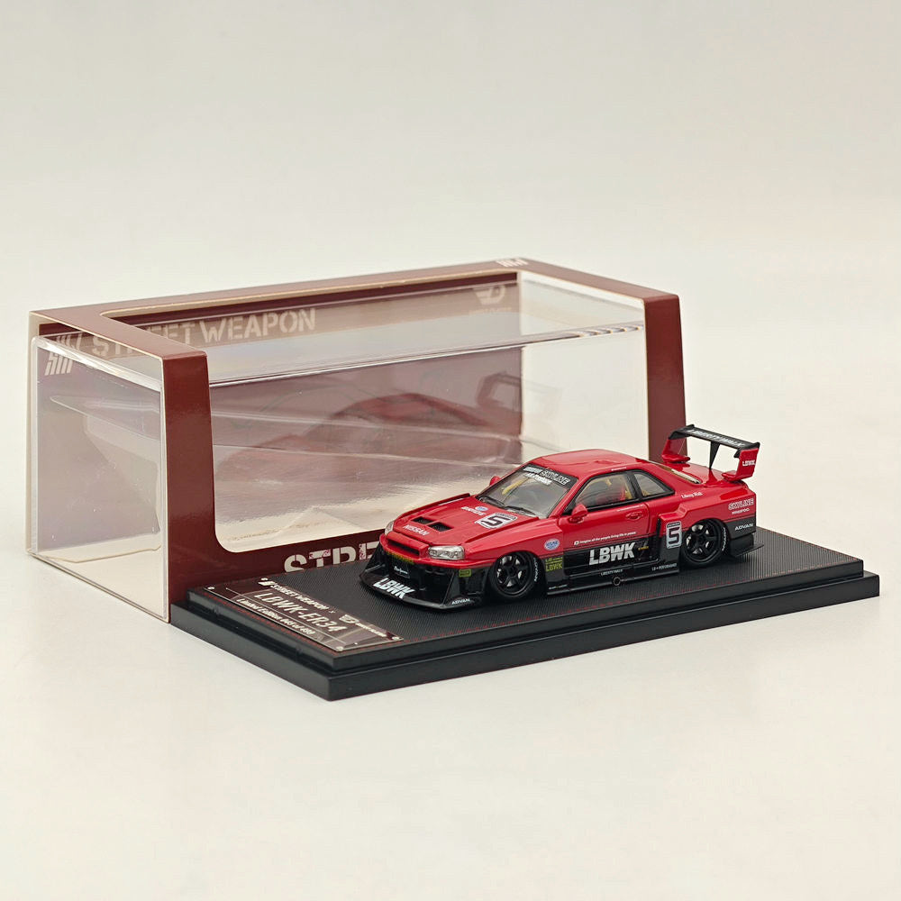 1/64 Scale LBWK Nissan GT-R ER34 Chameleon Limited Edition Diecast Model Car - Perfect for Collectors, Display, and Racing Enthusiasts