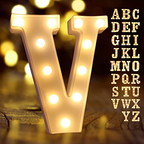 Letter Lights-V