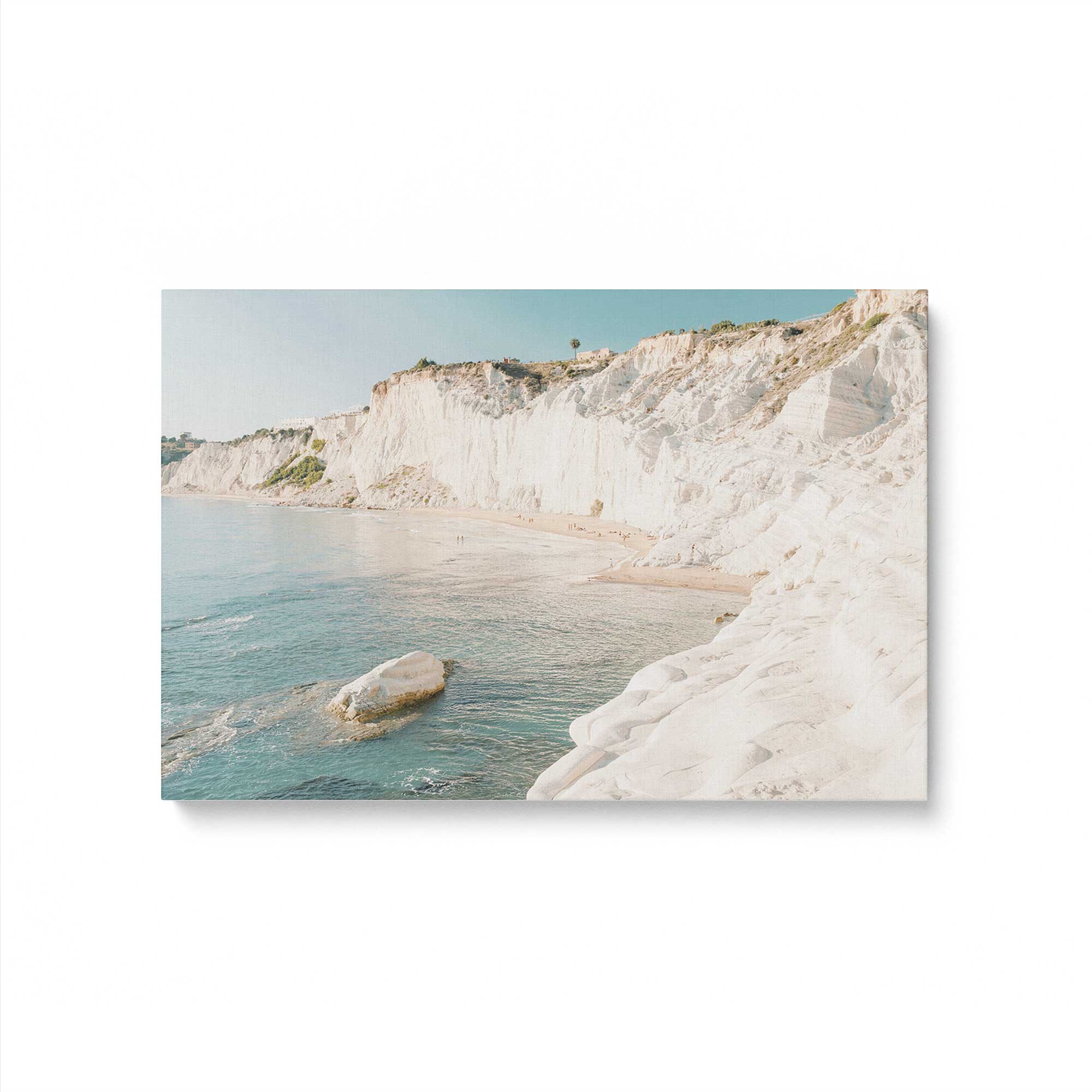 Cliffside Dreams Canvas Wall Art Print - Stunning Landscape Painting for Living Room, Bedroom & Office Decor