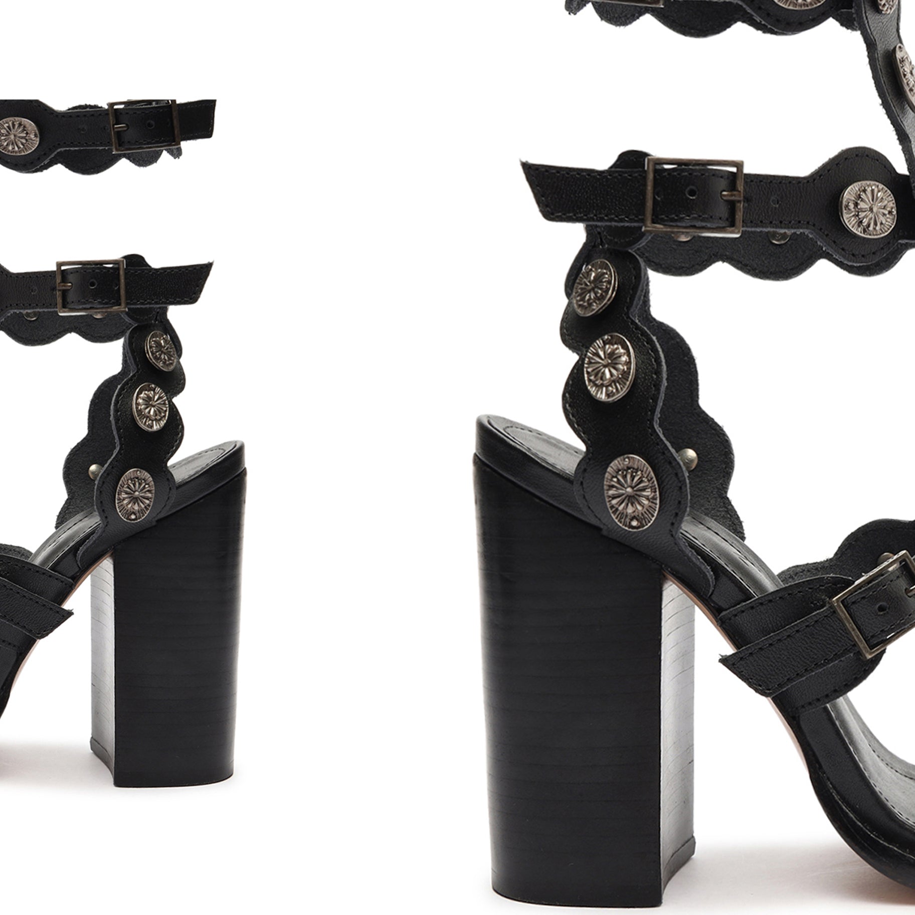 Aletta Women's Genuine Leather Sandals - Comfortable Strappy Slide Sandals for Summer, Beach, Walking & Casual Outfits