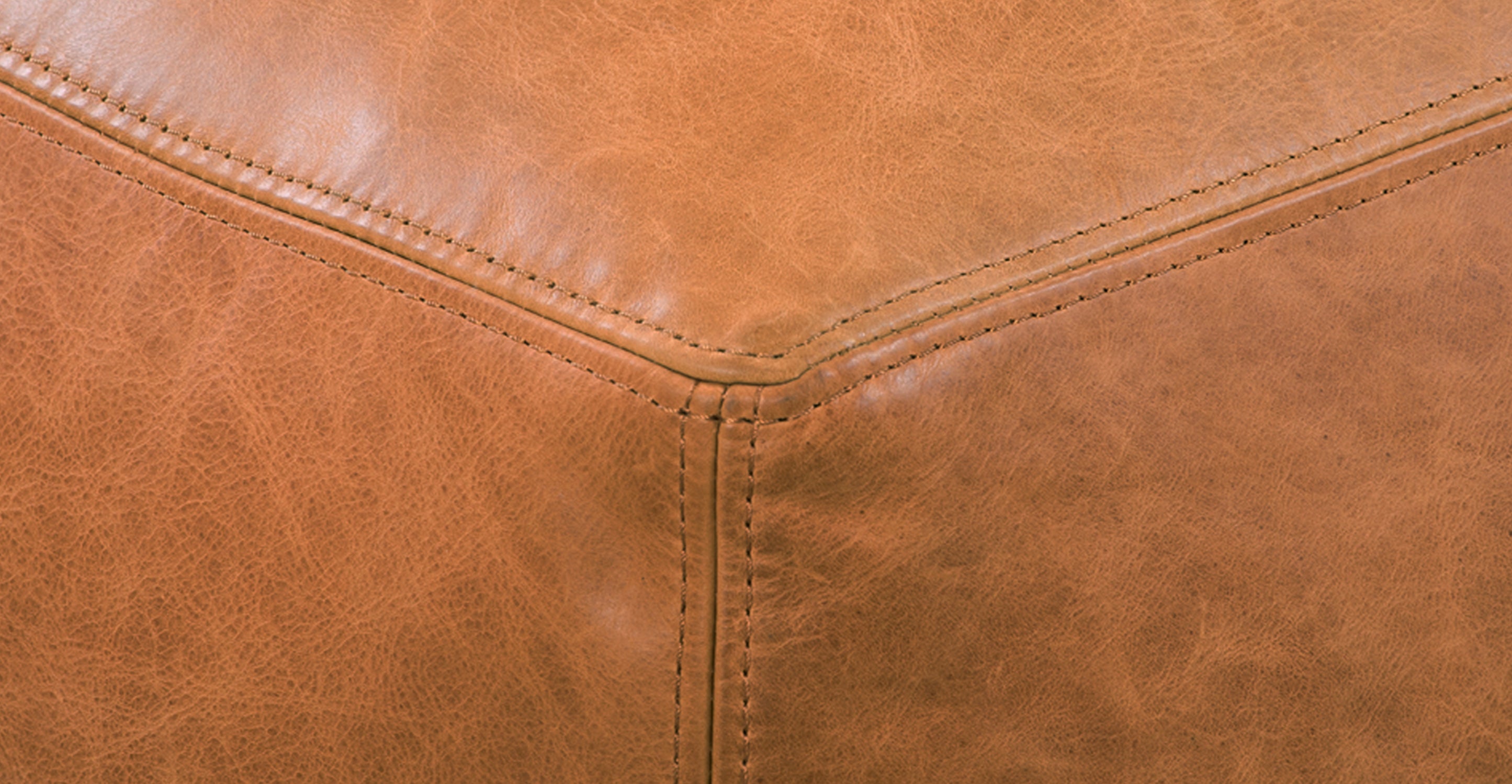 Premium Denver Leather Ottoman - Soft & Durable Footrest, Storage Bench - Perfect for Living Room, Bedroom, Home Decor & Relaxation