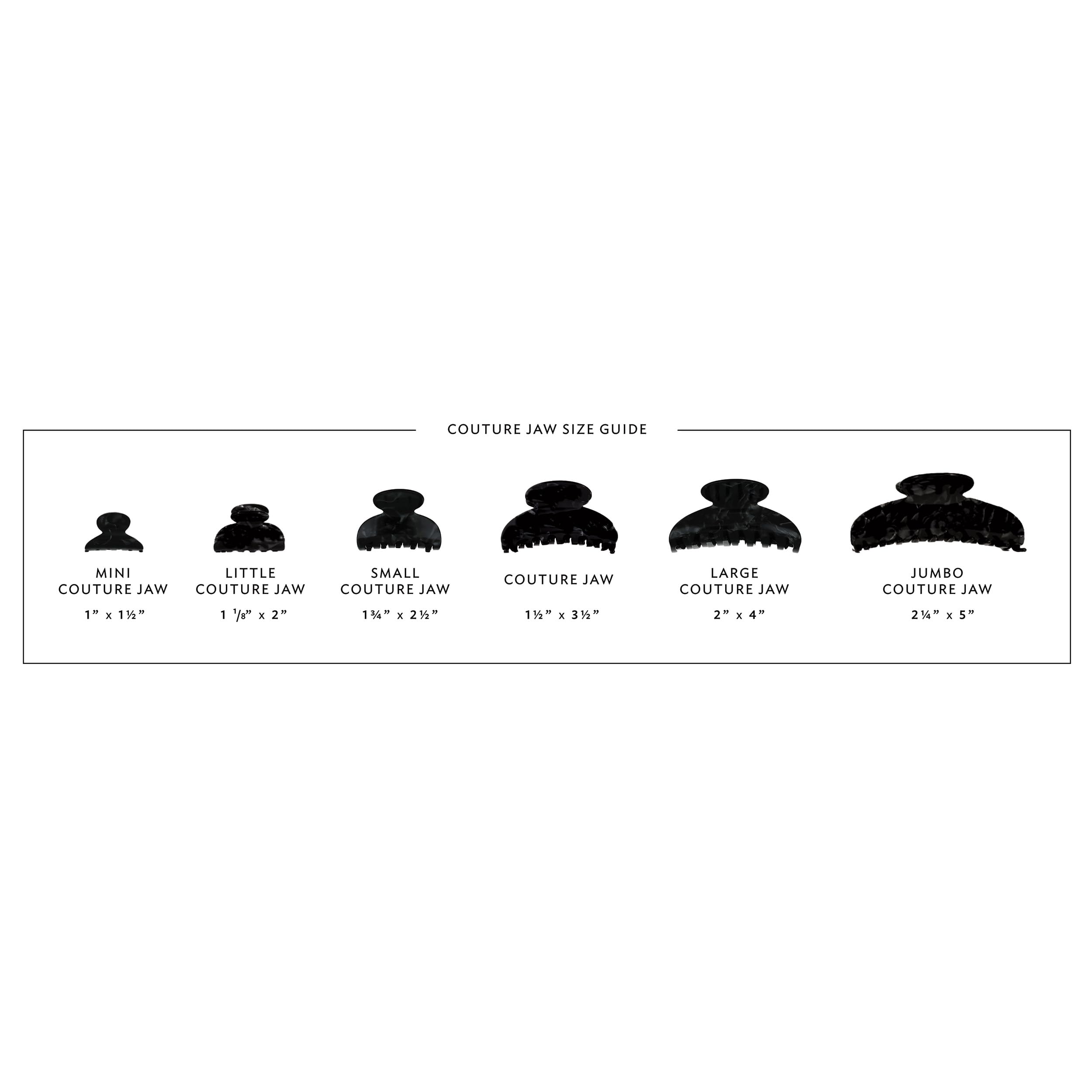 Luxury French Hair Claw Clip for Thick Hair - Acetate Hair Clips for Women - Medium Size Hair Accessories for African American Hair - Perfect for Work, Gym & Everyday Styling