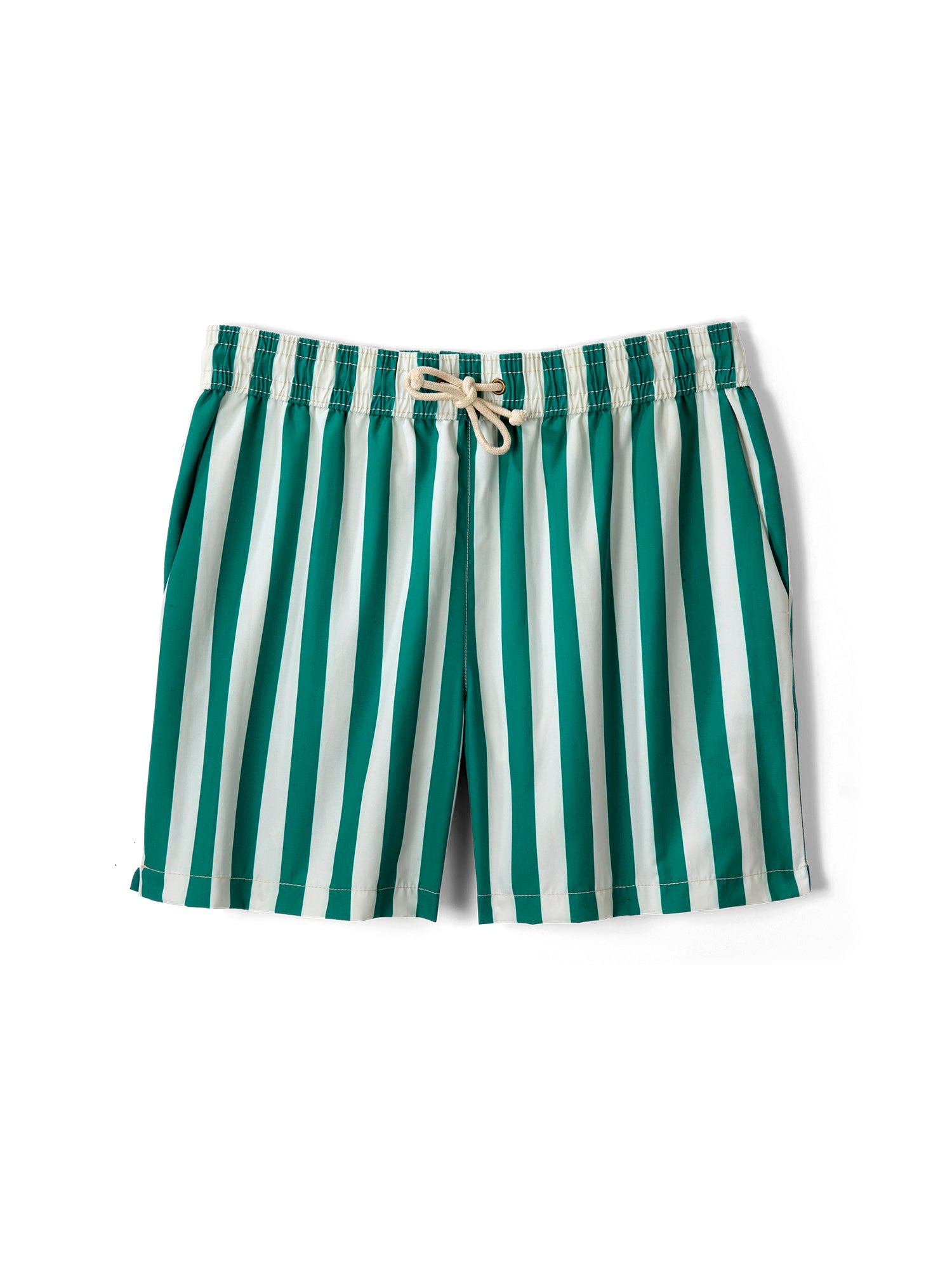 Paraggi Striped Swim Shorts for Men - Quick Dry, Comfortable Beach & Pool Swimwear - Perfect for Swimming, Surfing, and Summer Vacations