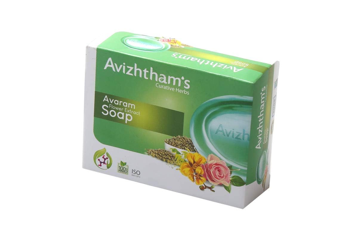 Handmade Vegan Soap with Avaram Flower Extract | 100% Natural, 4.2 oz | Gentle Cleansing for Sensitive Skin & Eco-Friendly Bath Routine