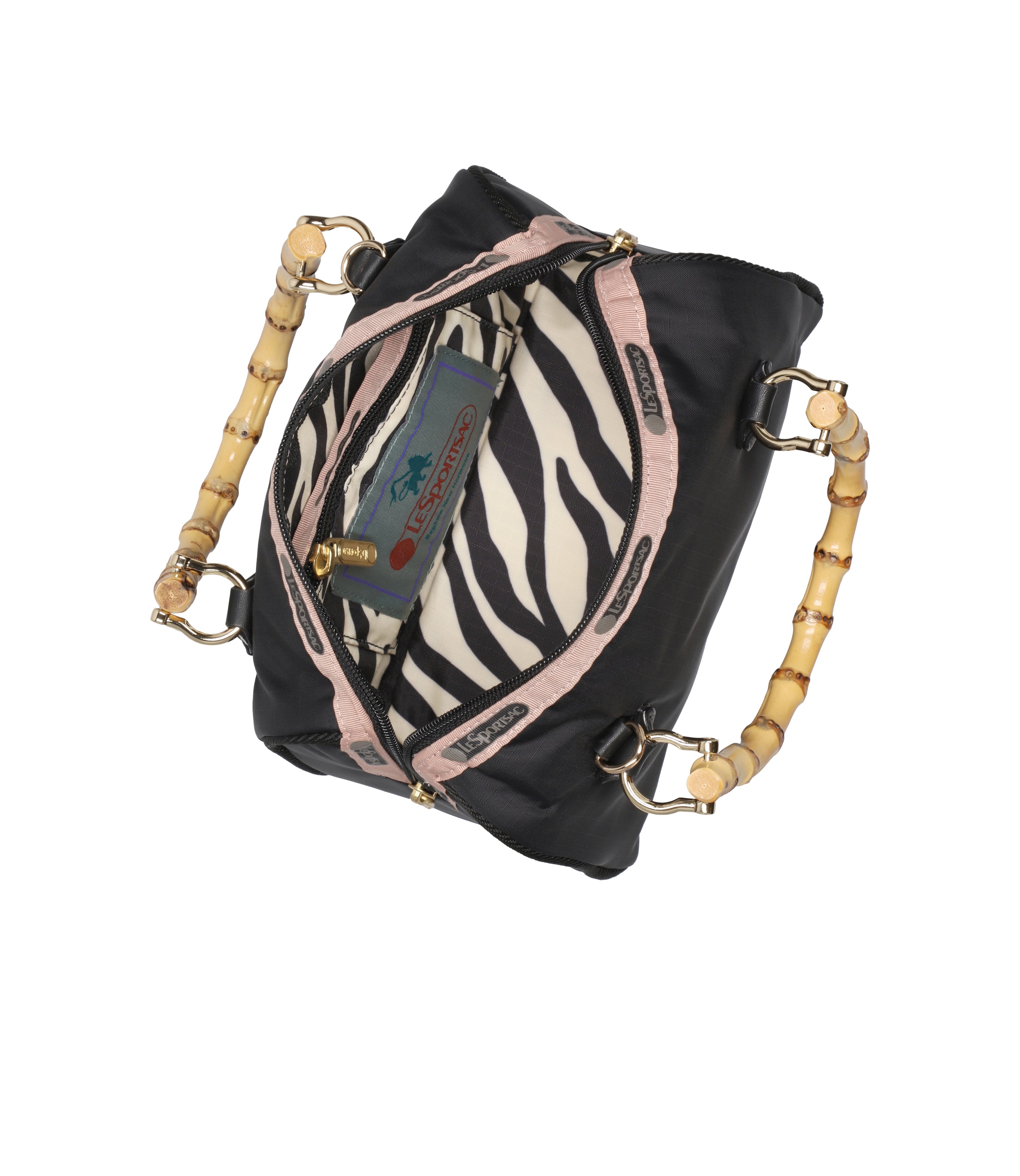 Premium Small Bamboo Boston Bag - Eco-Friendly & Stylish Crossbody Purse for Women | Perfect for Work, Travel & Everyday Use