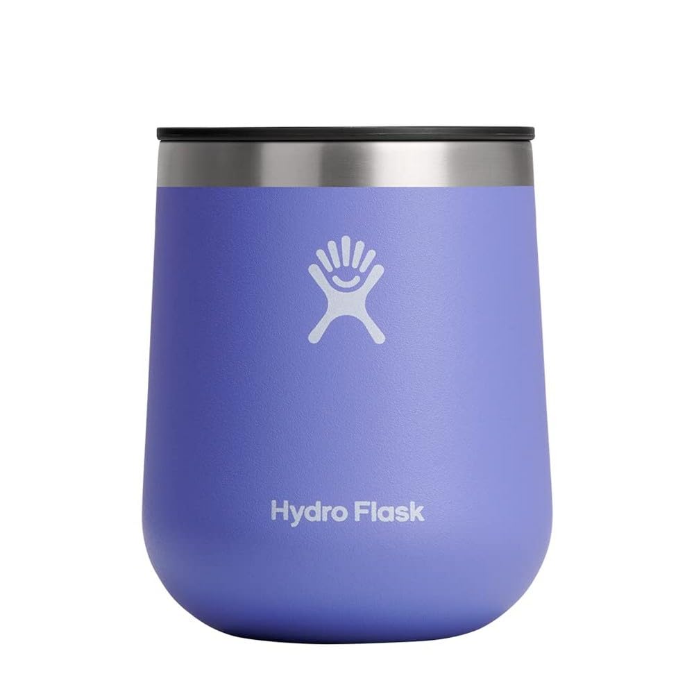 Hydro Flask Ceramic Wine Tumbler - 16oz Insulated Stainless Steel Wine Cup with Lid, Perfect for Red & White Wine, Chilling Cocktails - Ideal for Home, Picnics, Camping & Outdoor Parties