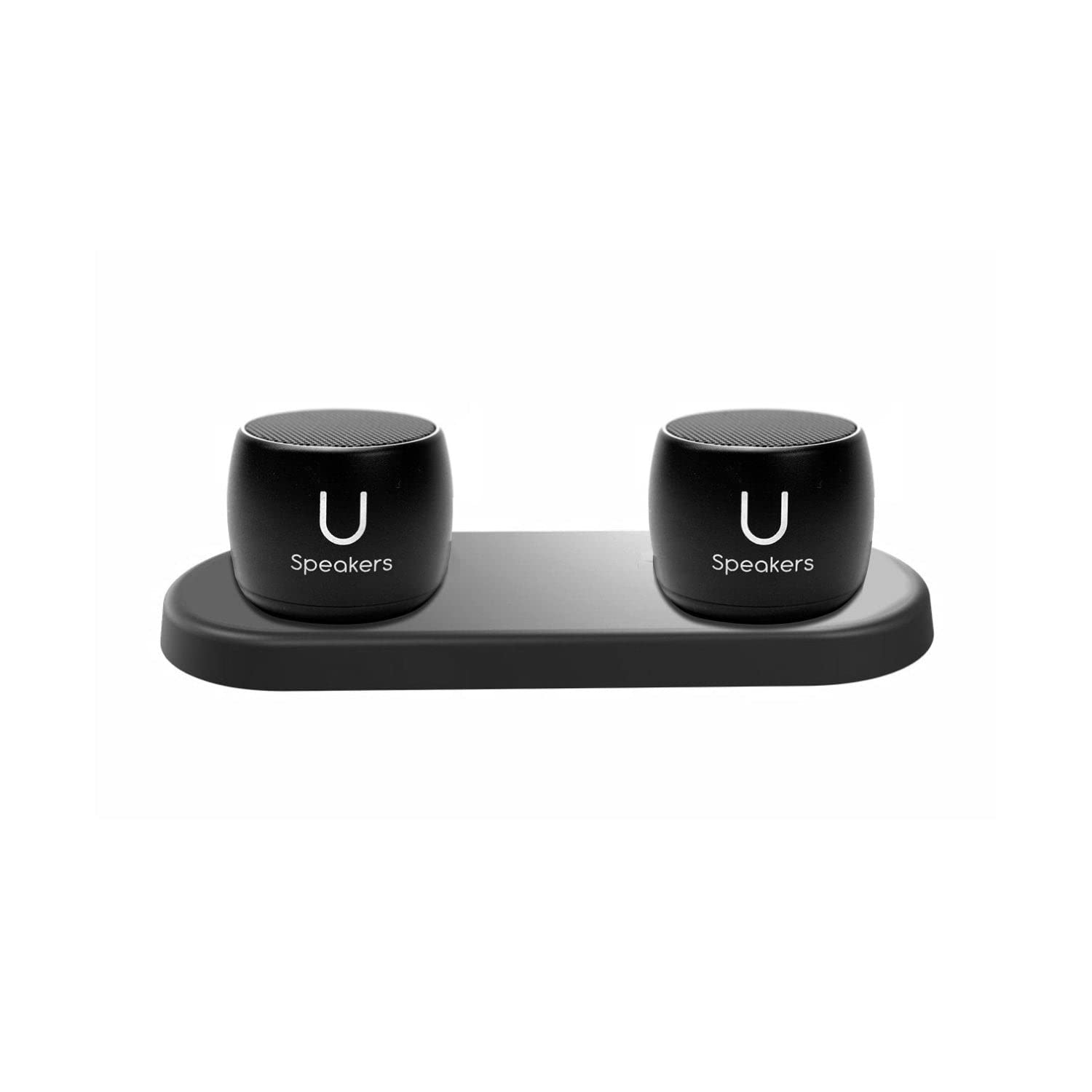 U Pro TWS Wireless Bluetooth Speakers Set of 2 | Incredible Surround Sound, Charging Tray | Compact Design, Rich Audio | Perfect for Home, Parties, Outdoor Activities, Travel & Work