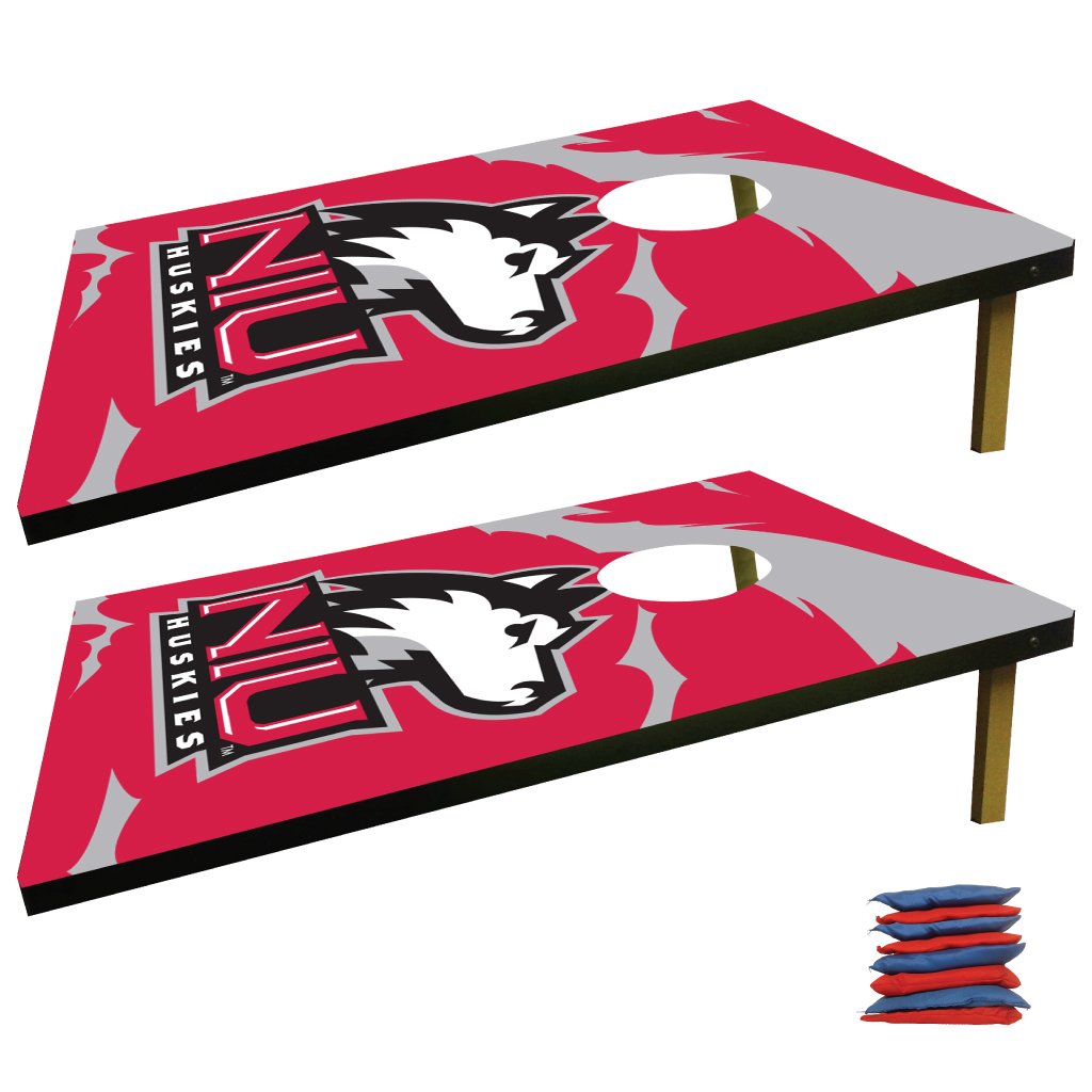 Northern Illinois University Cornhole Bag Toss Game Set - Official College Tailgate Party Outdoor Lawn Game for Backyard, Picnic & Campus Events