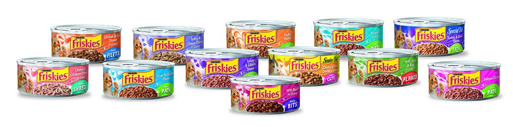 Friskies Wet Cat Food Pate Variety Pack - 12 Cans (5.5 Oz Each) with 3 Delicious Flavors for Adult Cats | Perfect for Mealtime, Travel & Emergency Pet Food Supply
