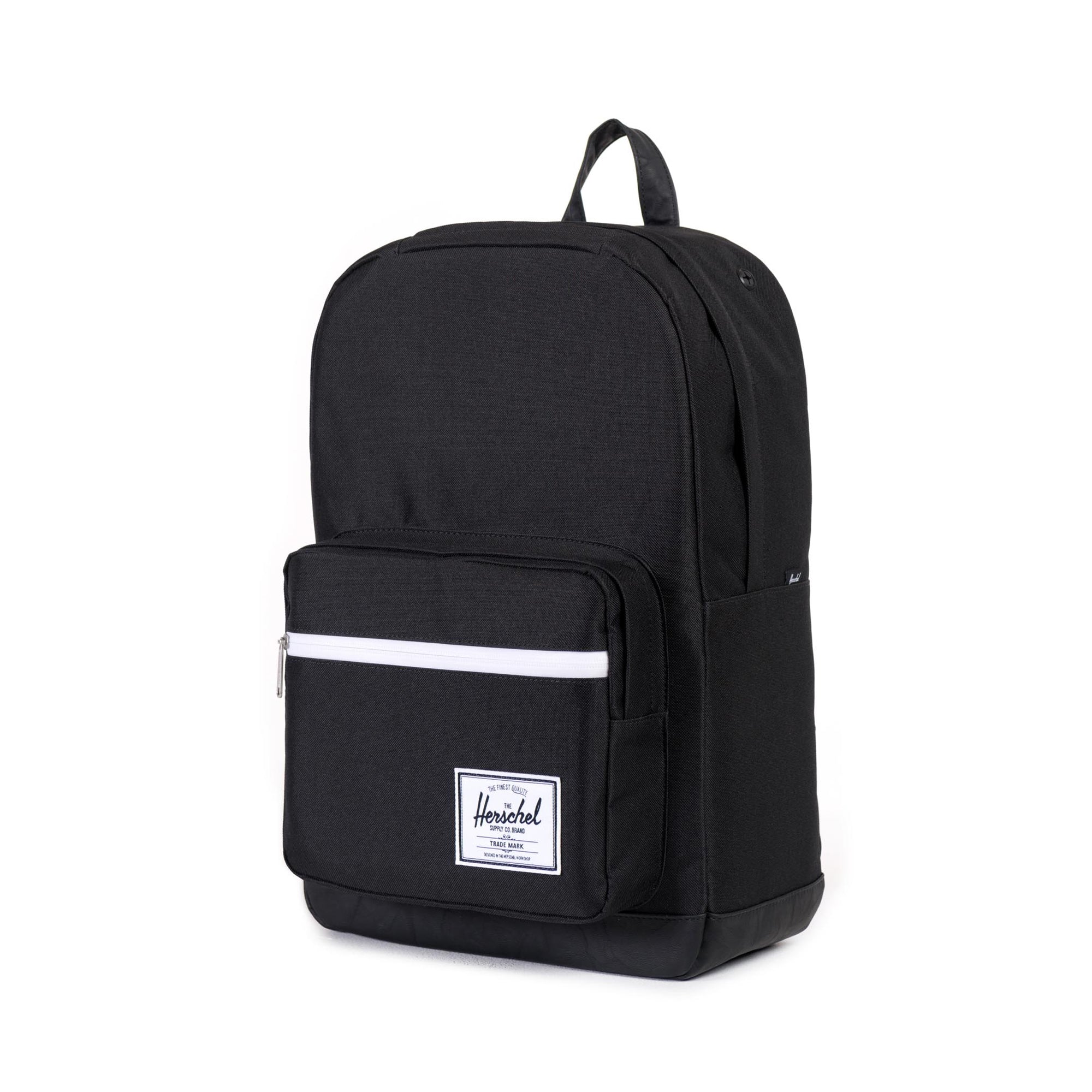Herschel Pop Quiz Backpack - Black/Black - Stylish Laptop Backpack for School, College & Travel