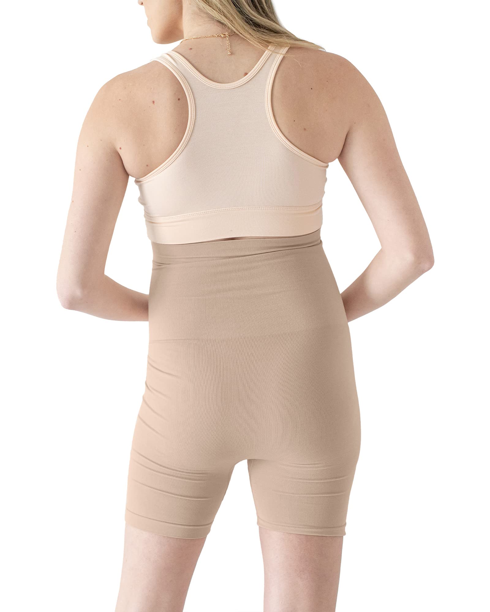 Kindred Bravely Bamboo Seamless Maternity Shorts 2 Pack - Ultra Soft No Rub Pregnancy Shorts for Comfort & Support | Perfect for Yoga, Lounging & Everyday Wear